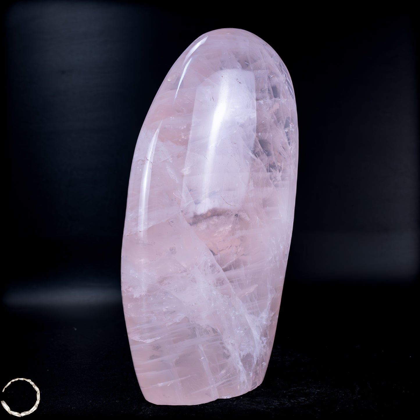 Natürliche Rosenquarz-Kristall Freiform aus Brasilien - 767,76g