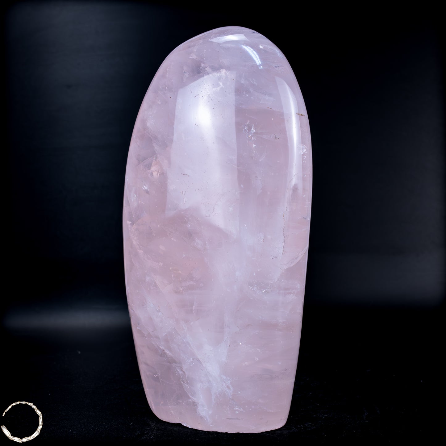 Natürliche Rosenquarz-Kristall Freiform aus Brasilien - 767,76g
