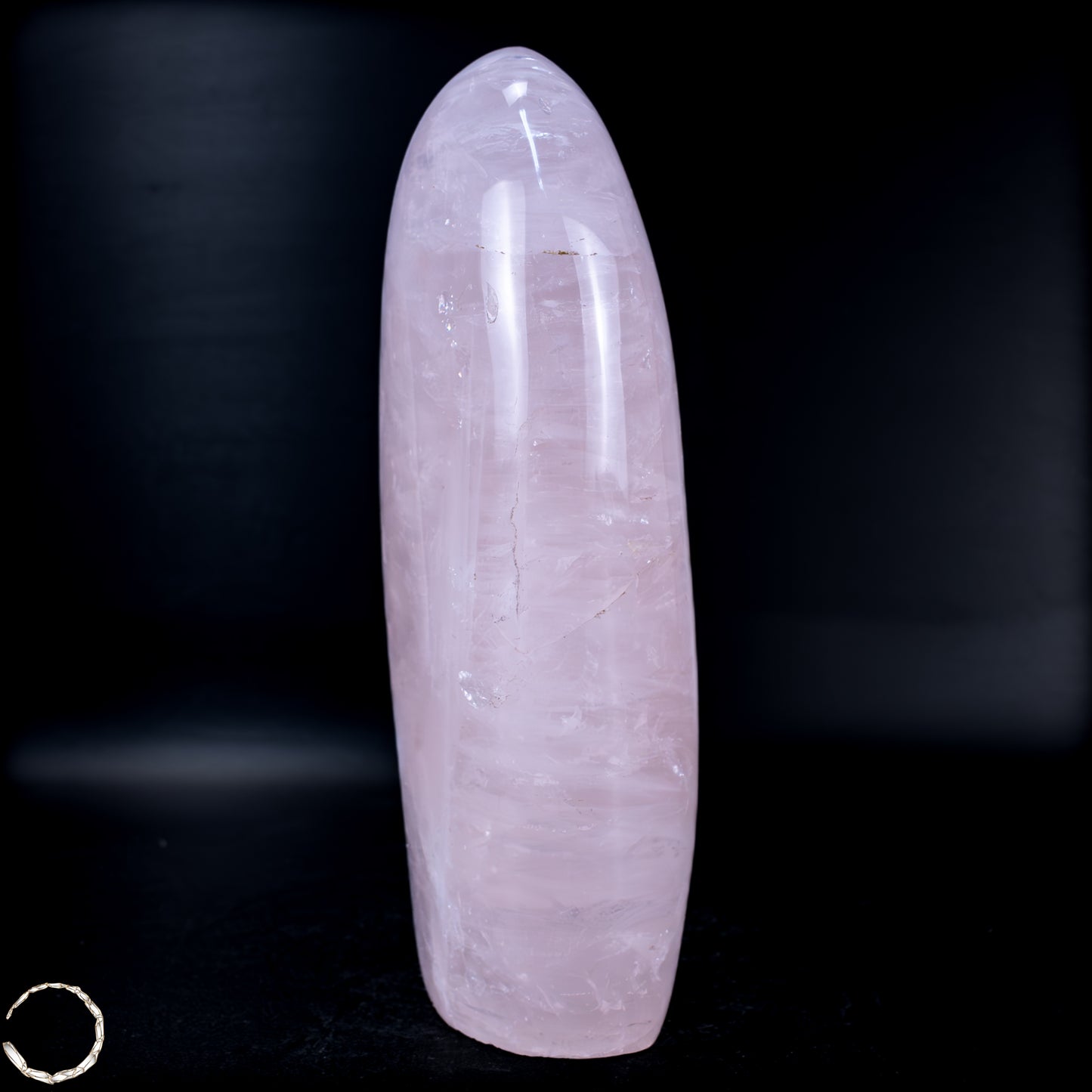 Natürliche Rosenquarz-Kristall Freiform aus Brasilien - 767,76g