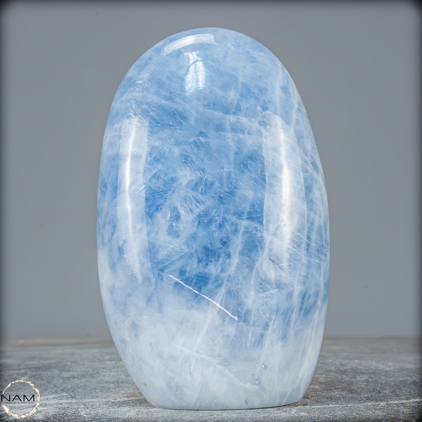 Natürliche Blauer Calcit-Kristall Freiform - 1024,43g