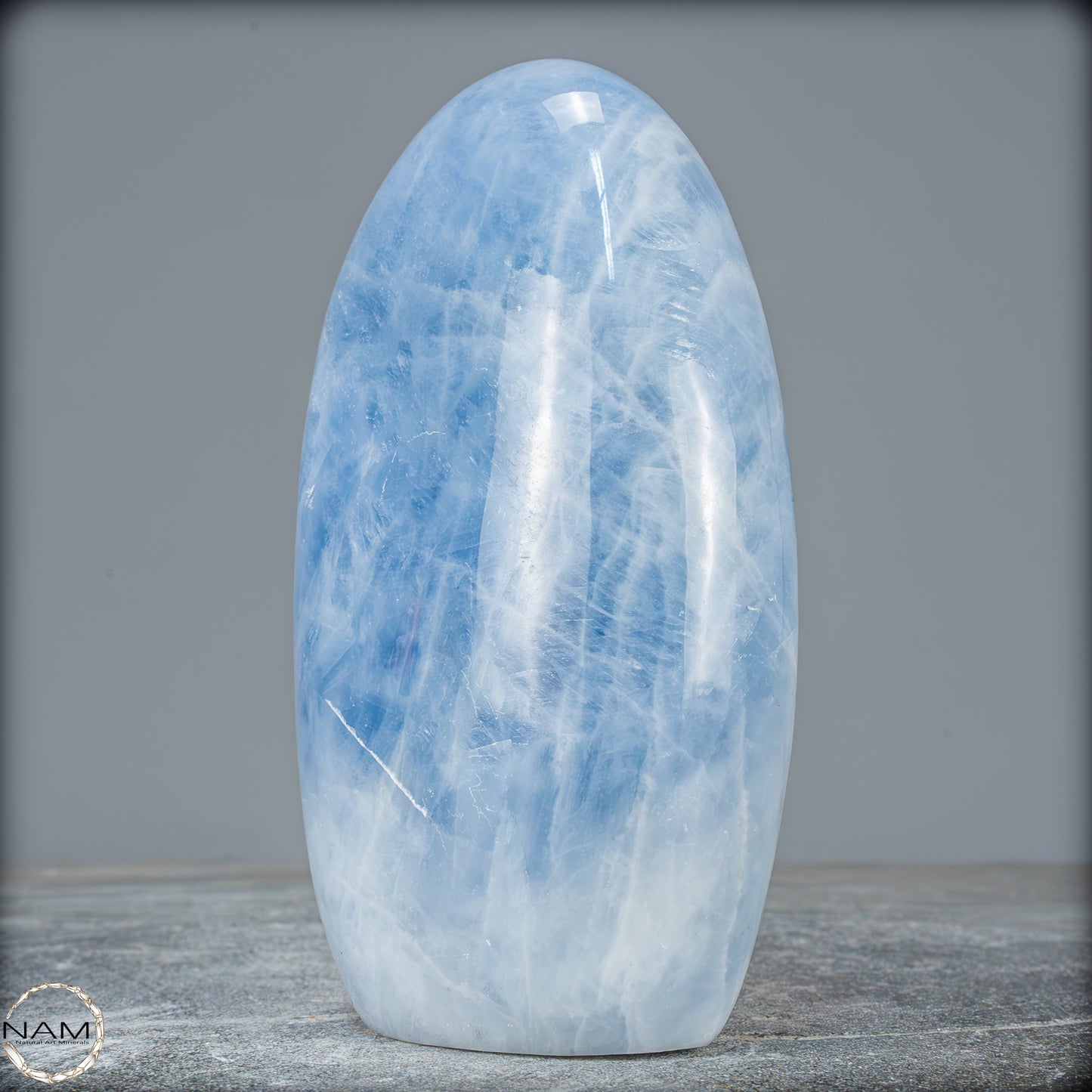 Natürliche Blauer Calcit-Kristall Freiform - 1024,43g