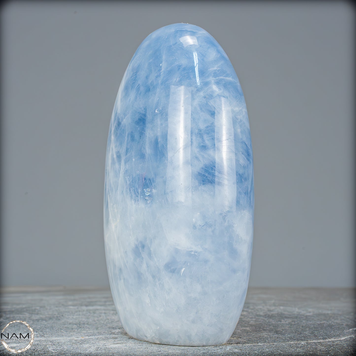 Natürliche Blauer Calcit-Kristall Freiform - 1024,43g