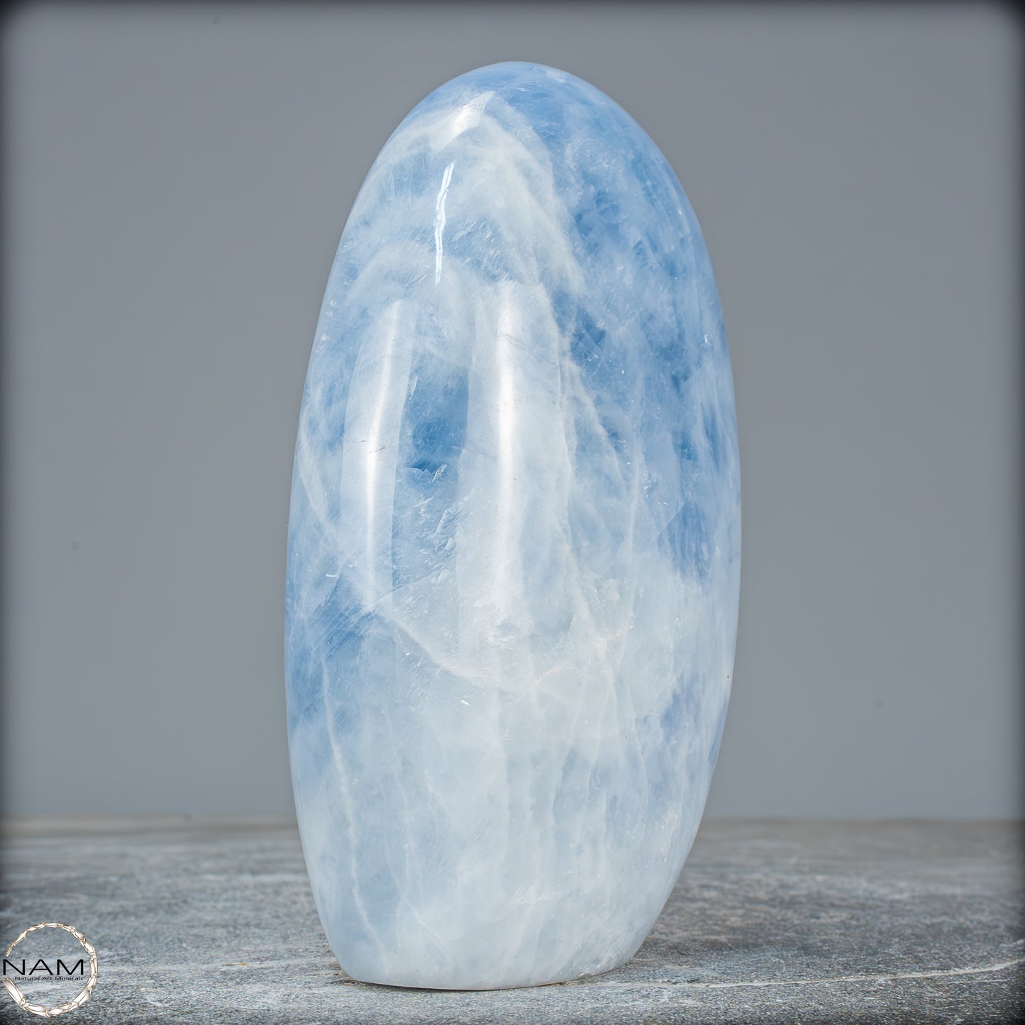 Natürliche Blauer Calcit-Kristall Freiform - 1024,43g