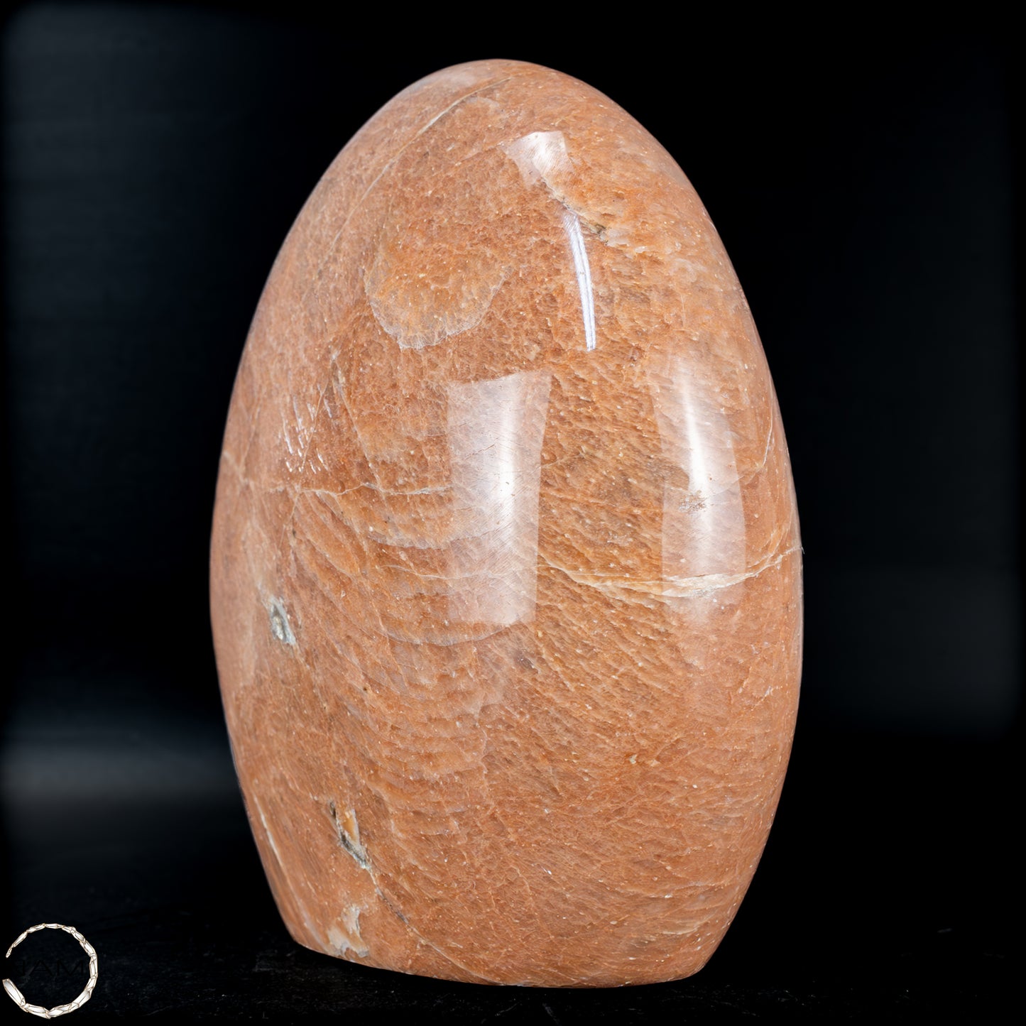 Natürliche Pfirsich-Mondstein Freiform -1059,31g