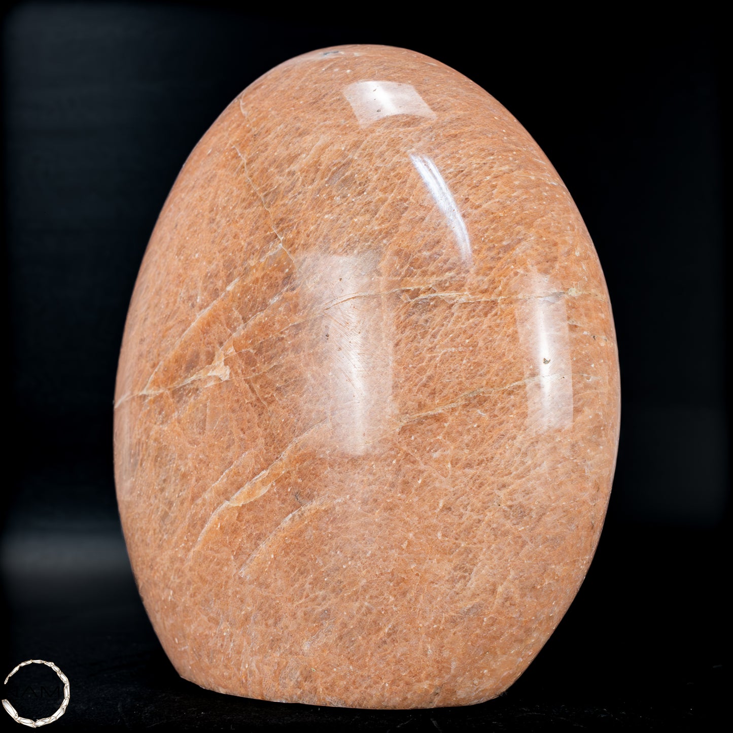 Natürliche Pfirsich-Mondstein Freiform -1059,31g