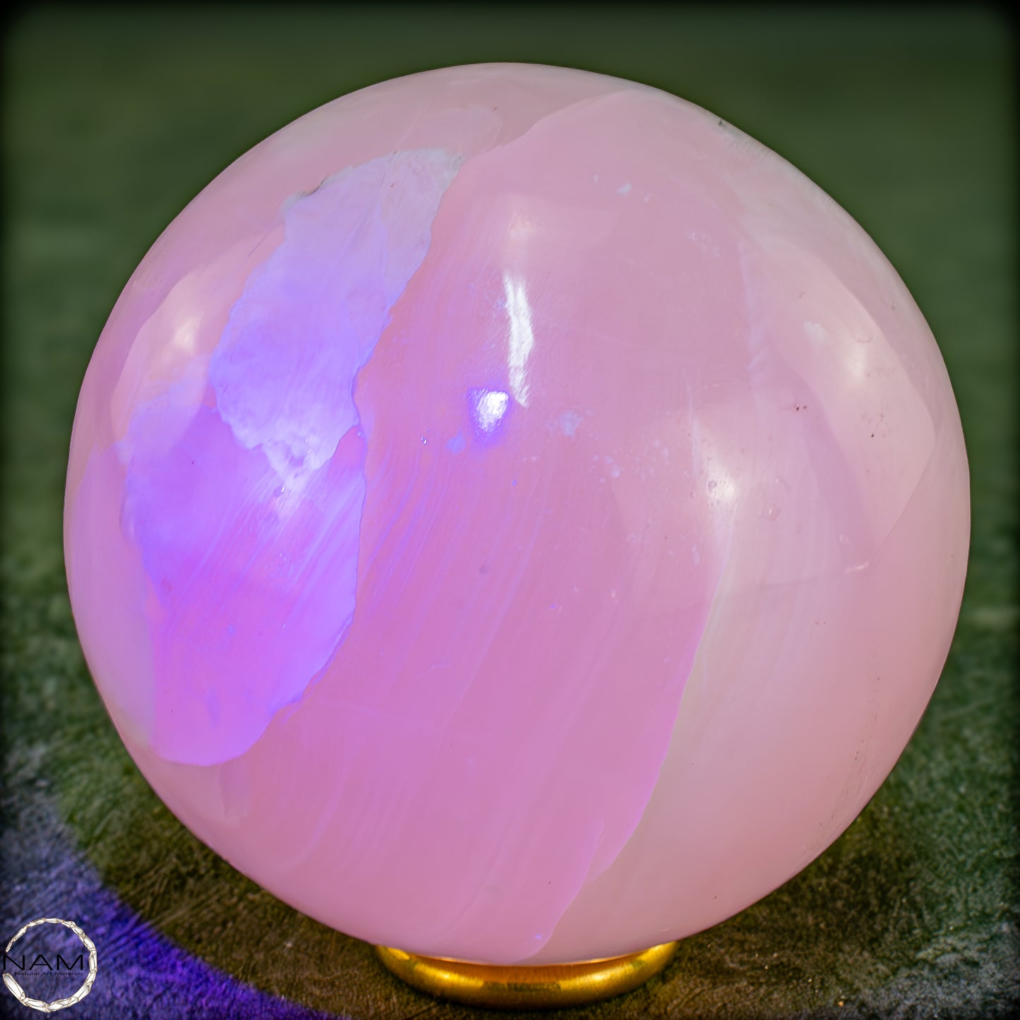 Natürliche Pinke Aragonit Kugel - 618,97g - 75,6mm