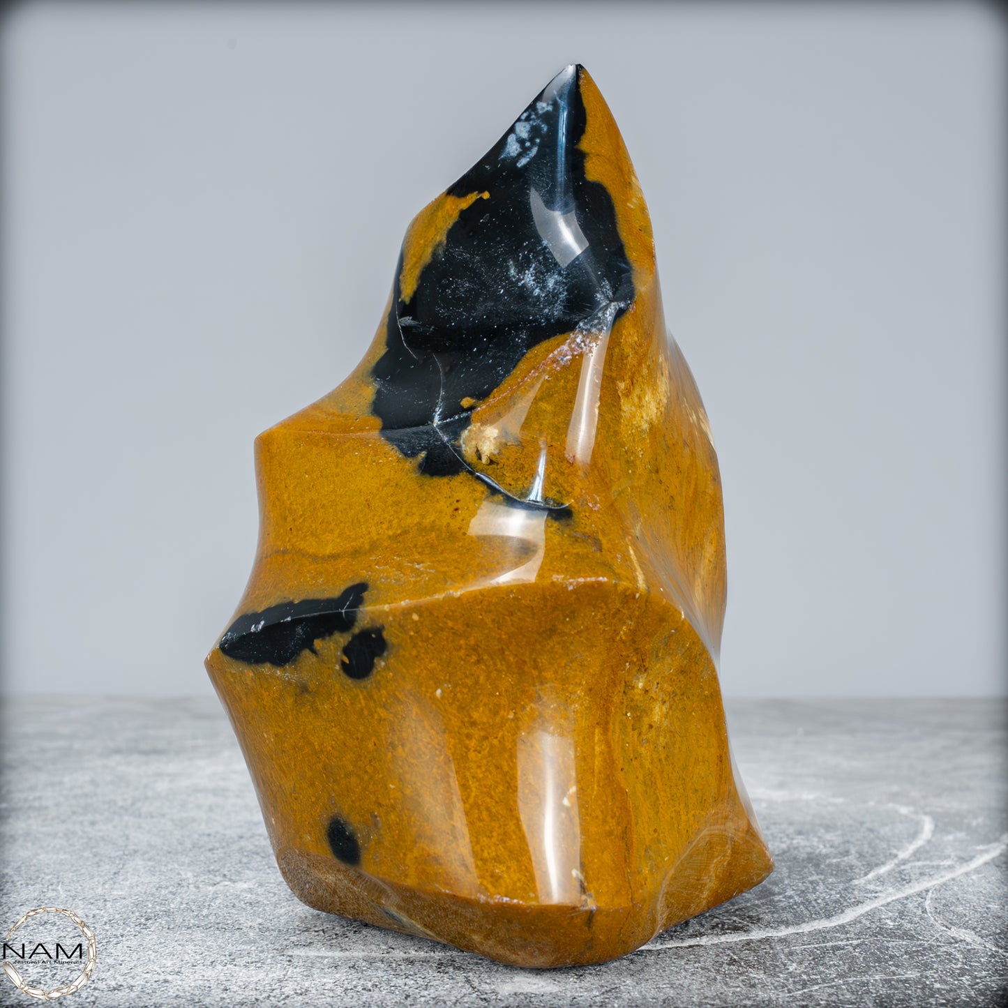 Natürliche Jaspis-Chalcedon Kristallflamme - 1081,34g