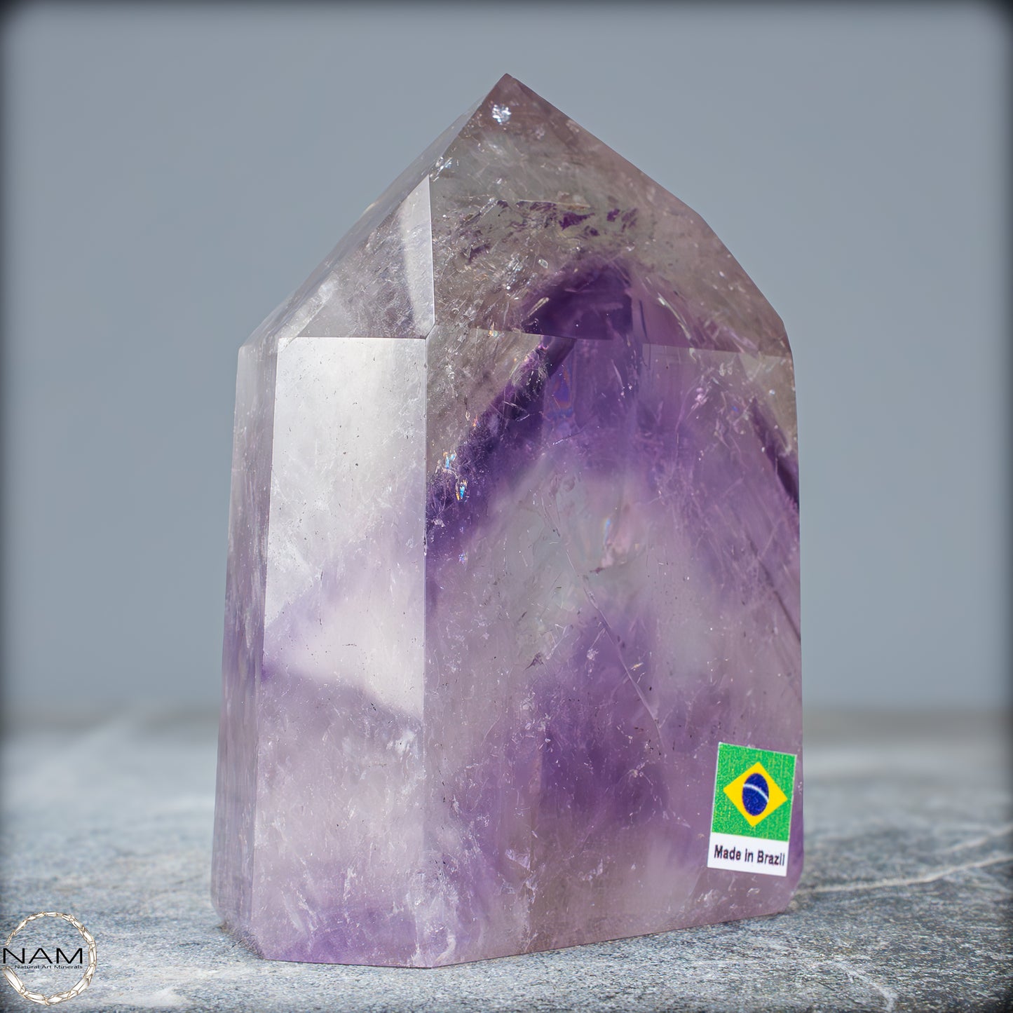 Natürliche, Sehr Seltene Amethyst-Kristall Spitze, Brasilien - 604,05g