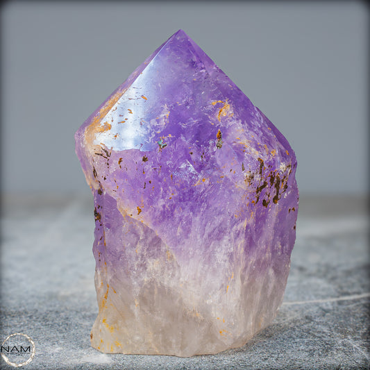 Natürliche, Sehr Seltene Amethyst-Kristall Spitze, Brasilien - 297,75g