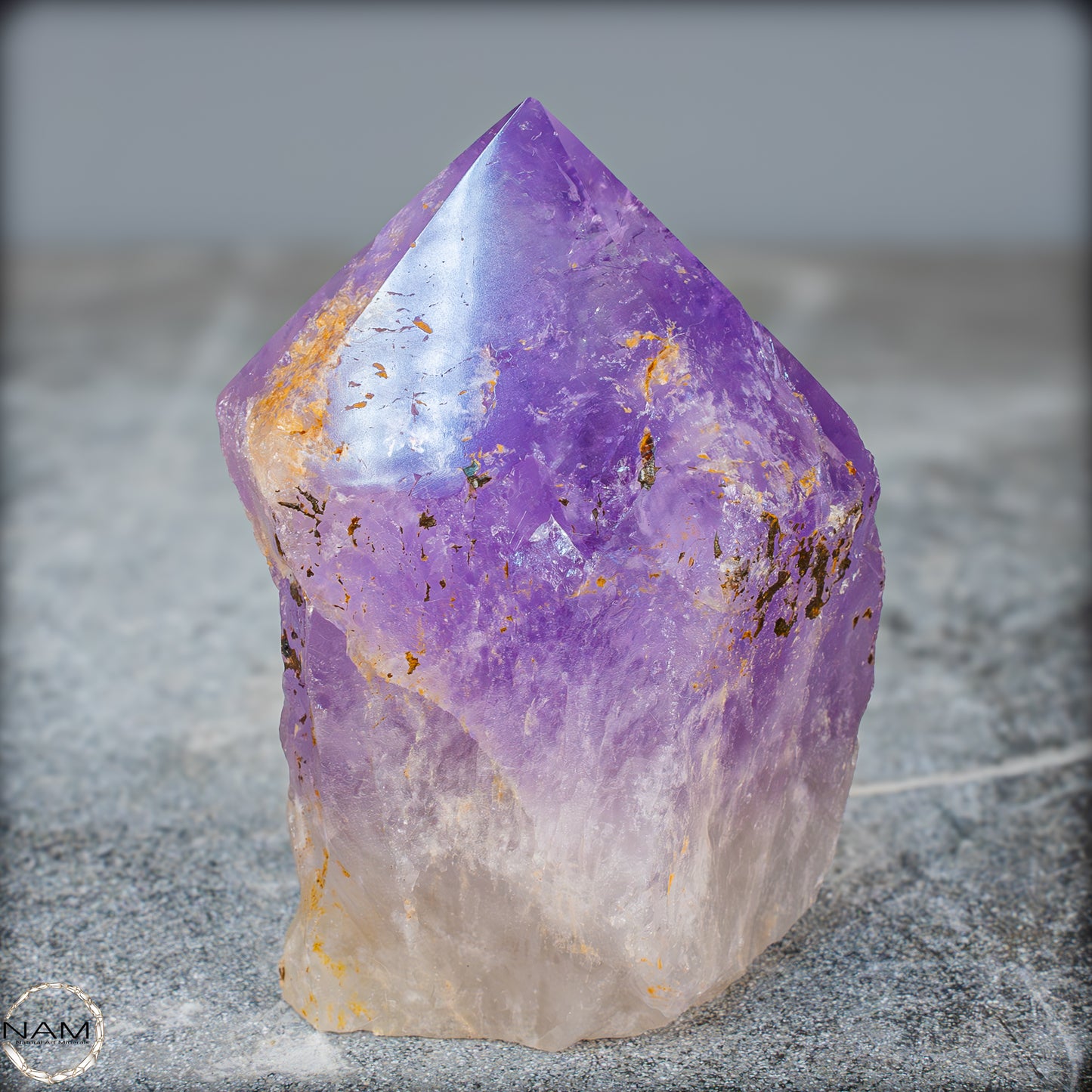 Natürliche, Sehr Seltene Amethyst-Kristall Spitze, Brasilien - 297,75g