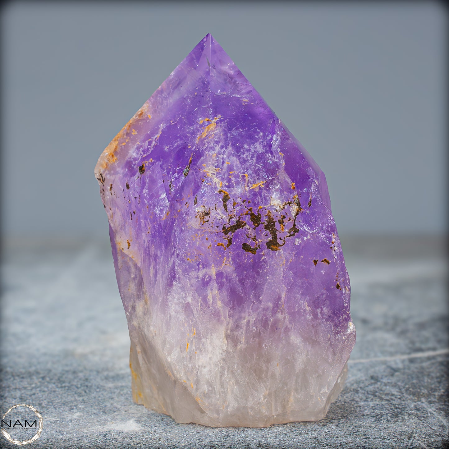 Natürliche, Sehr Seltene Amethyst-Kristall Spitze, Brasilien - 297,75g