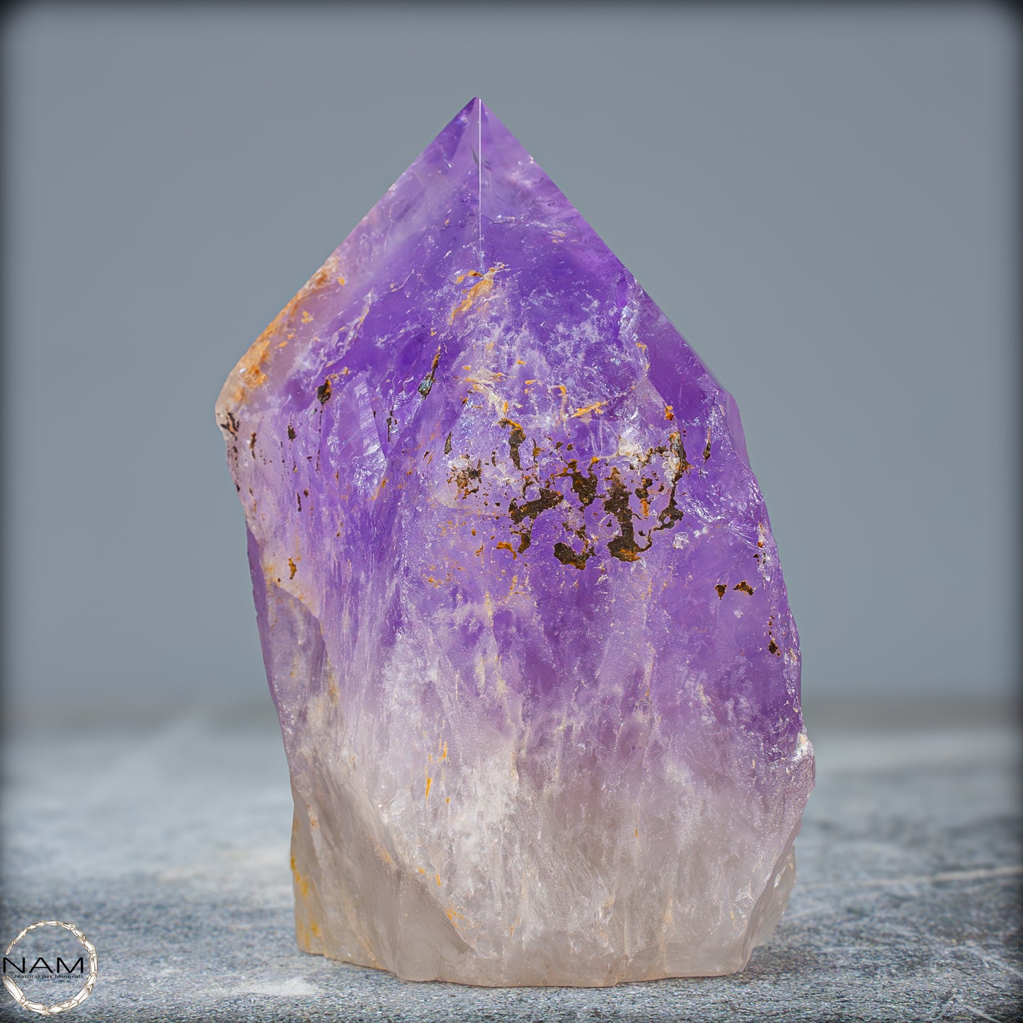 Natürliche, Sehr Seltene Amethyst-Kristall Spitze, Brasilien - 297,75g