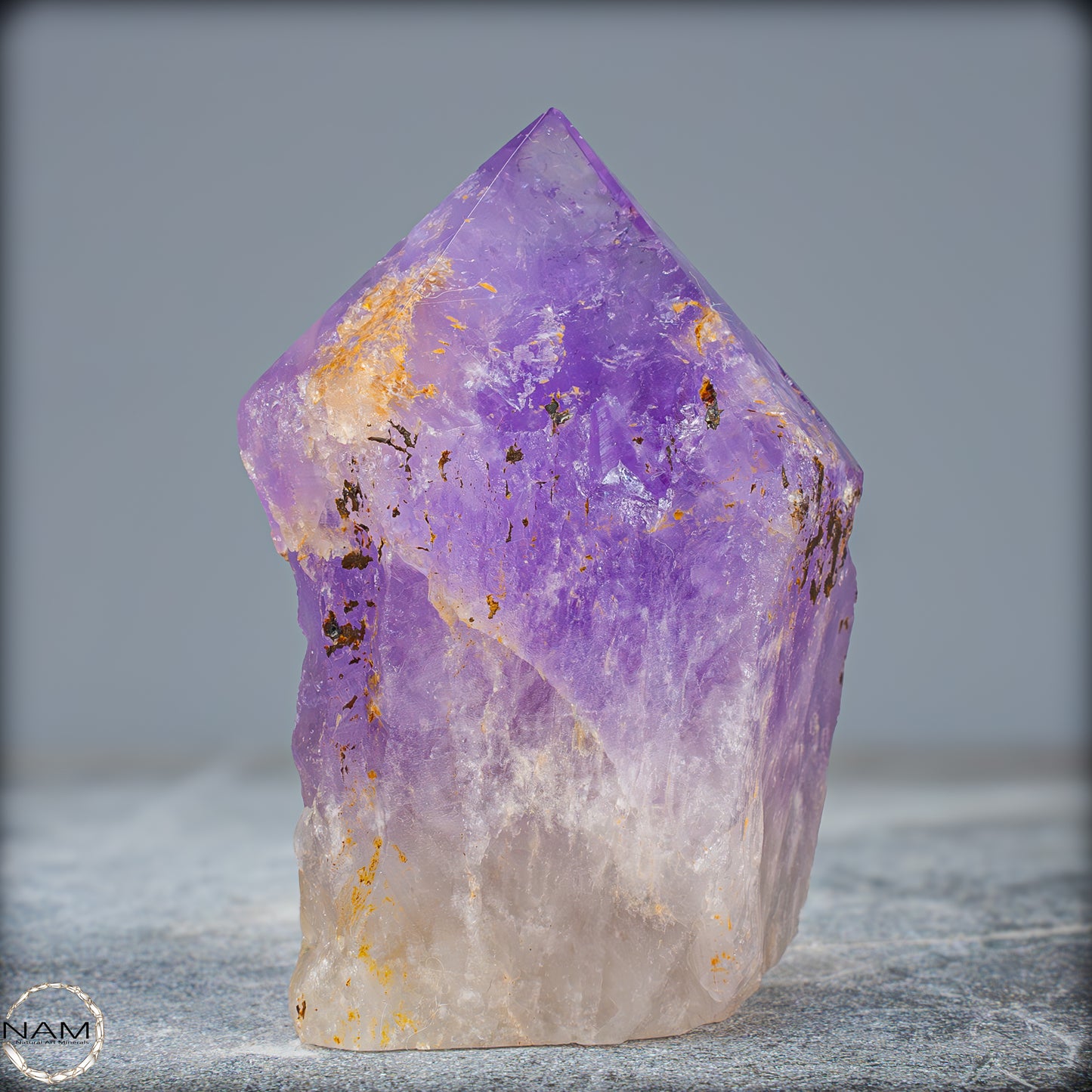 Natürliche, Sehr Seltene Amethyst-Kristall Spitze, Brasilien - 297,75g
