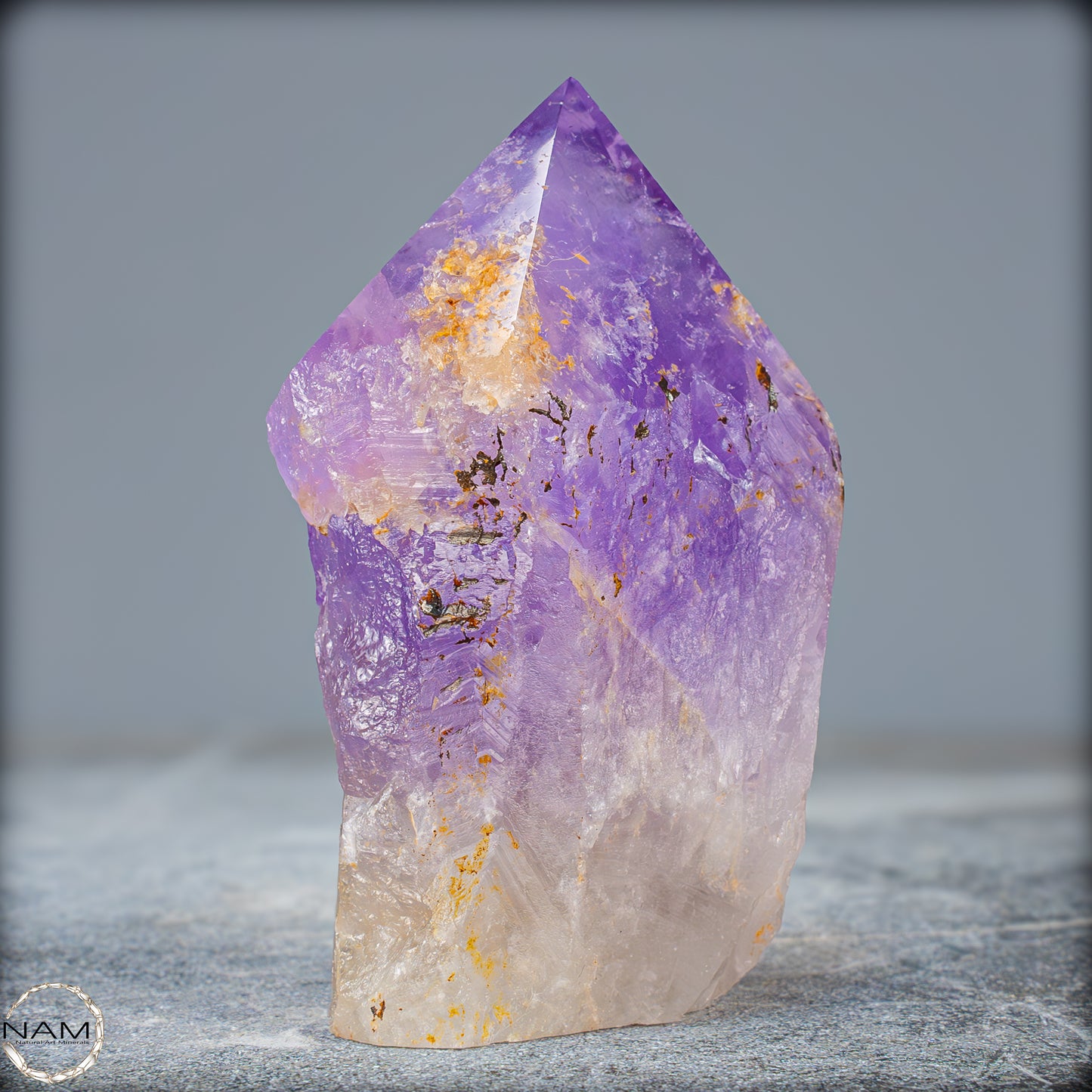 Natürliche, Sehr Seltene Amethyst-Kristall Spitze, Brasilien - 297,75g