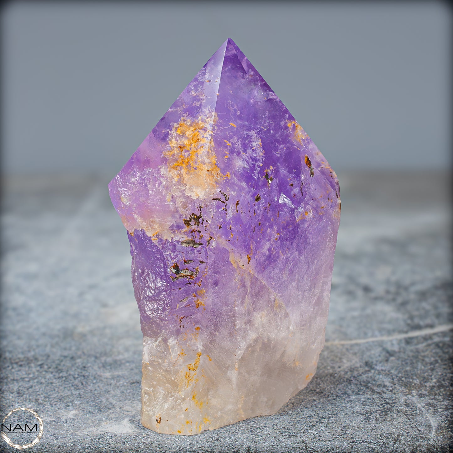 Natürliche, Sehr Seltene Amethyst-Kristall Spitze, Brasilien - 297,75g