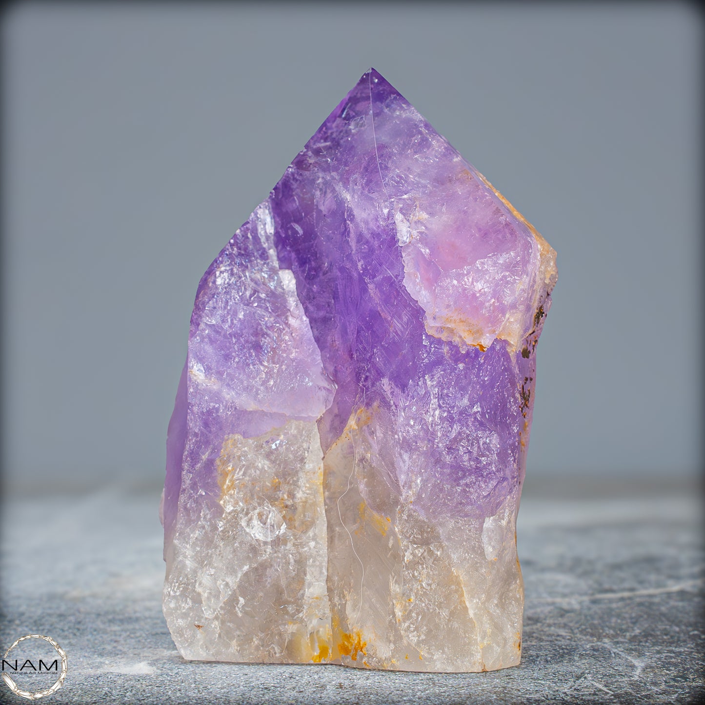 Natürliche, Sehr Seltene Amethyst-Kristall Spitze, Brasilien - 297,75g