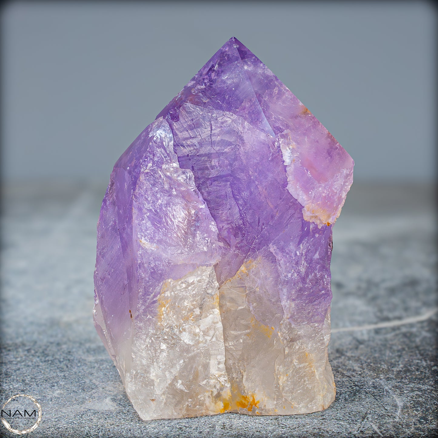 Natürliche, Sehr Seltene Amethyst-Kristall Spitze, Brasilien - 297,75g