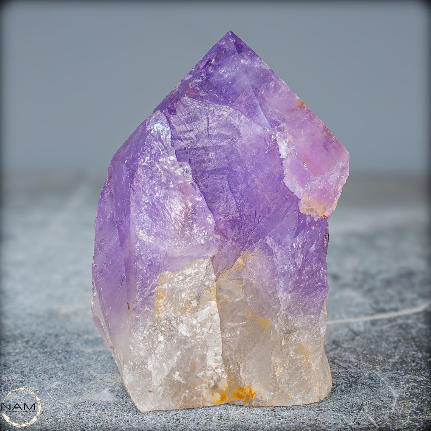 Natürliche, Sehr Seltene Amethyst-Kristall Spitze, Brasilien - 297,75g