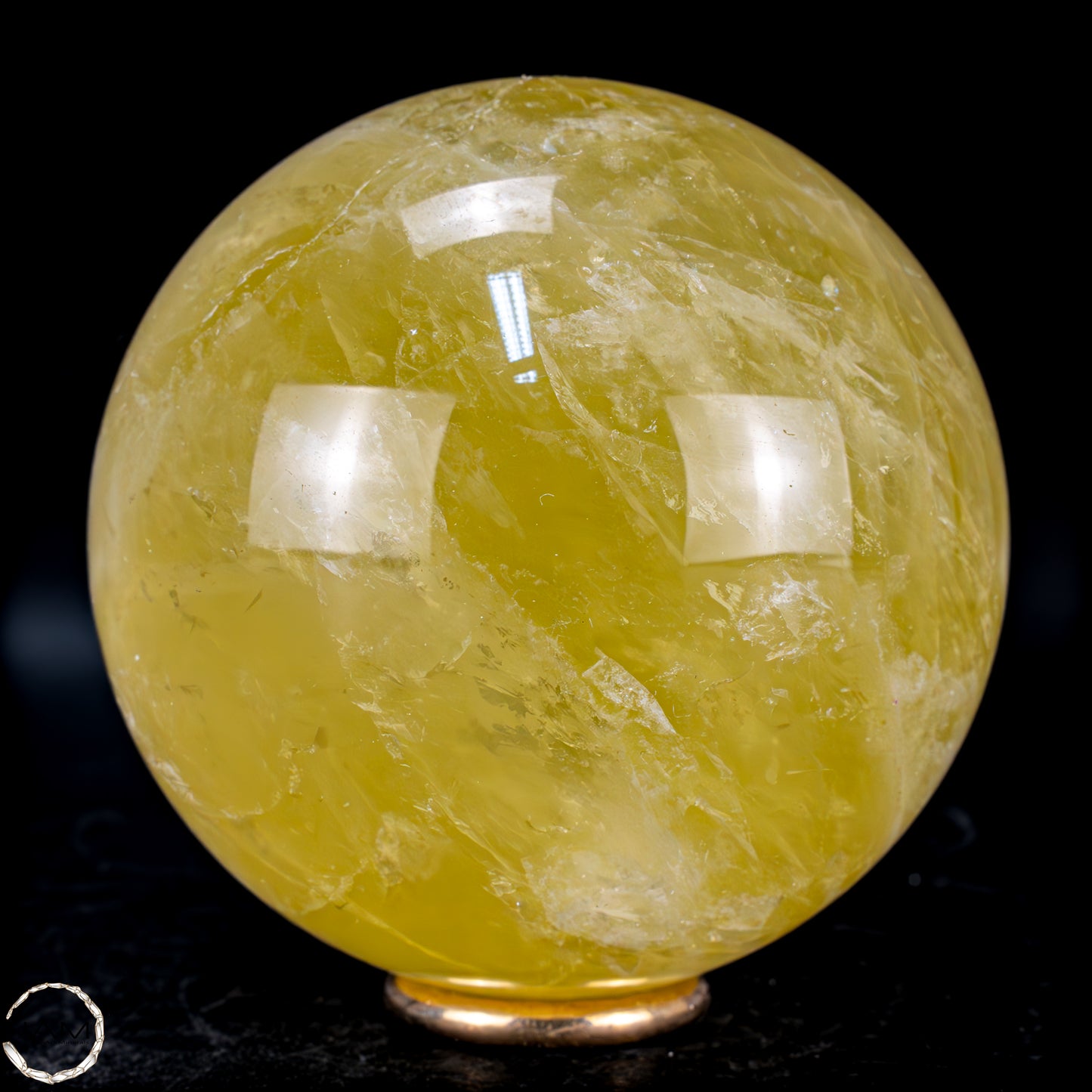 Top Qualität Transparenter Citrin Kristall Kugel - Brasilien - 613,35g - 80mm