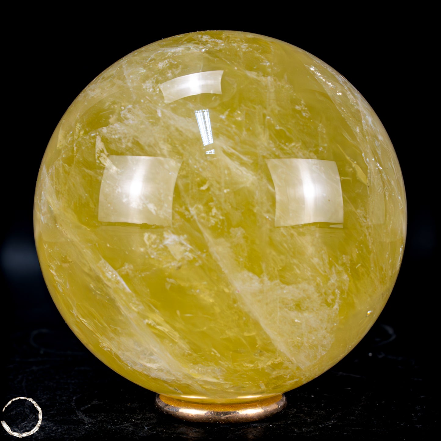 Top Qualität Transparenter Citrin Kristall Kugel - Brasilien - 613,35g - 80mm