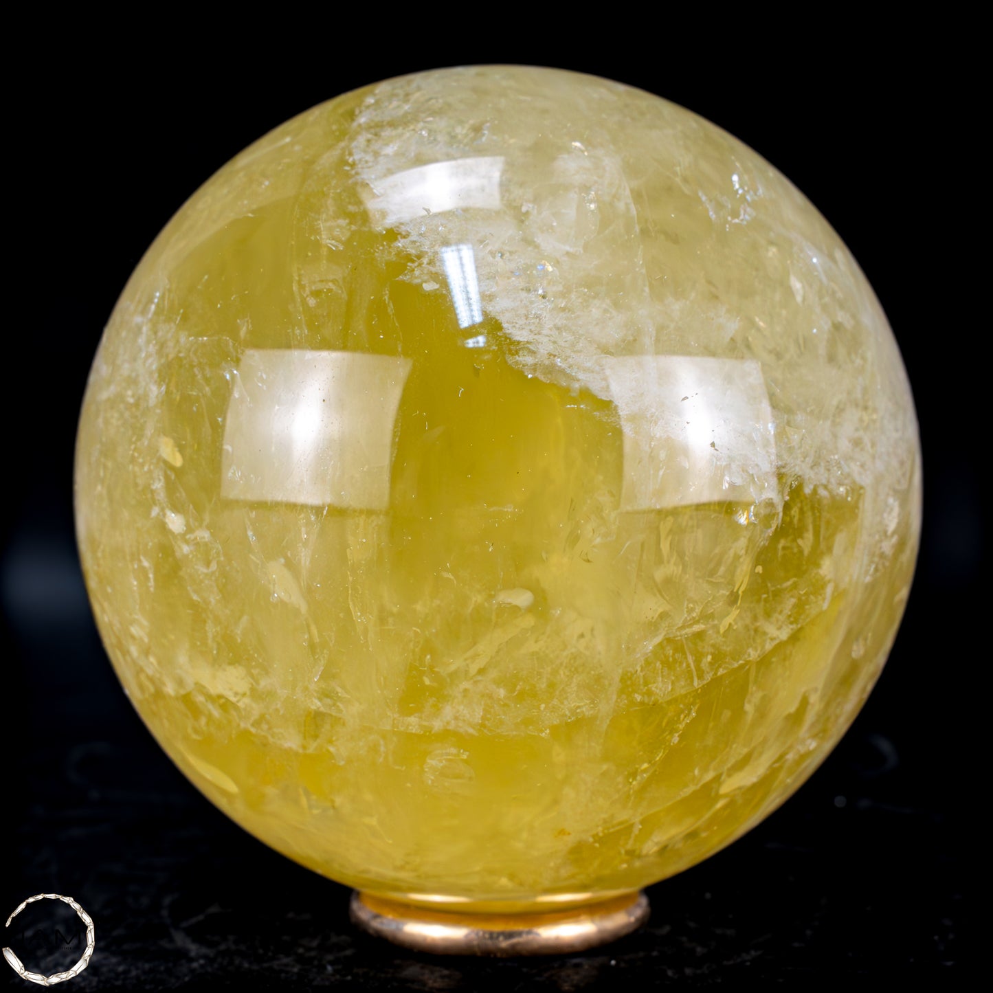 Top Qualität Transparenter Citrin Kristall Kugel - Brasilien - 613,35g - 80mm