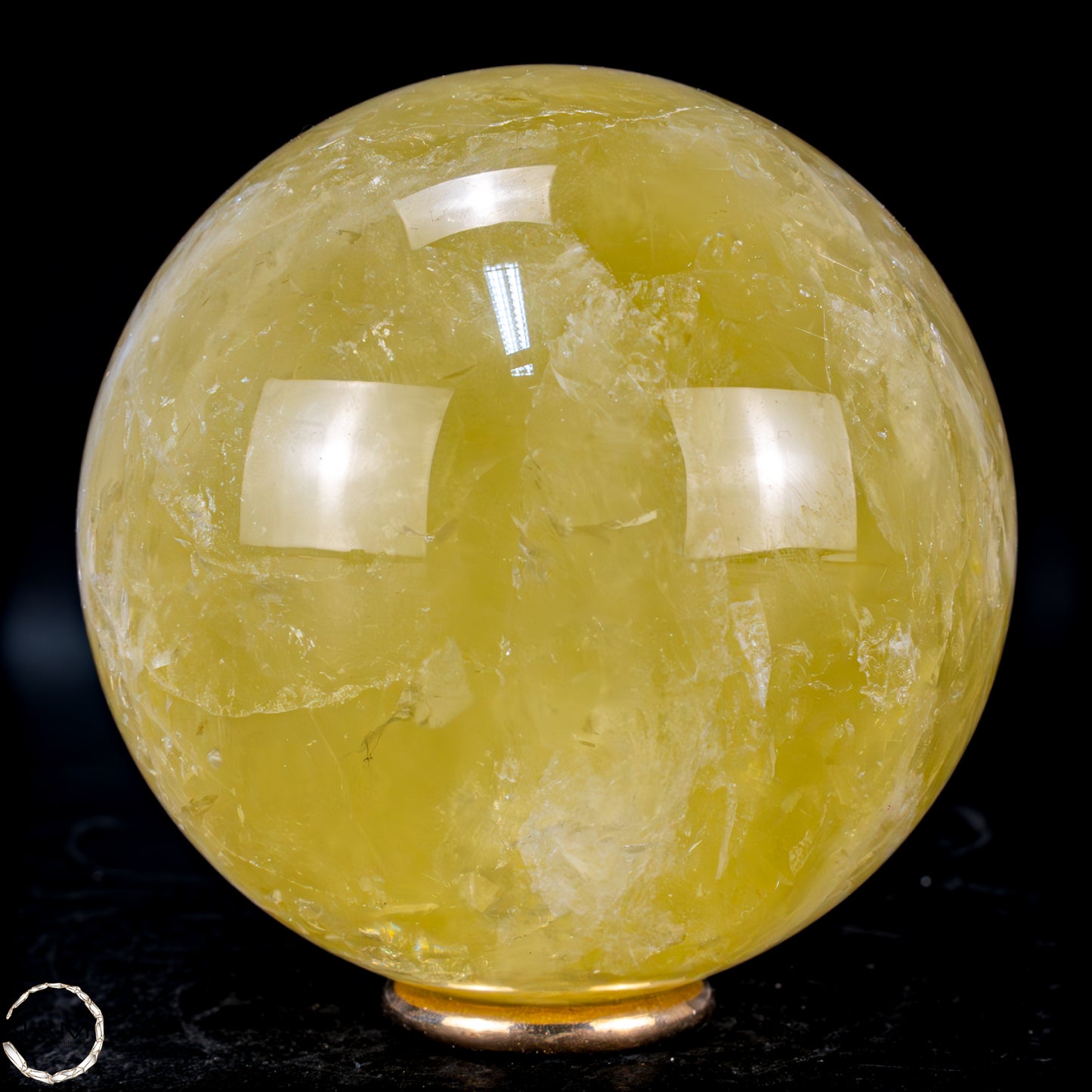 Top Qualität Transparenter Citrin Kristall Kugel - Brasilien - 613,35g - 80mm