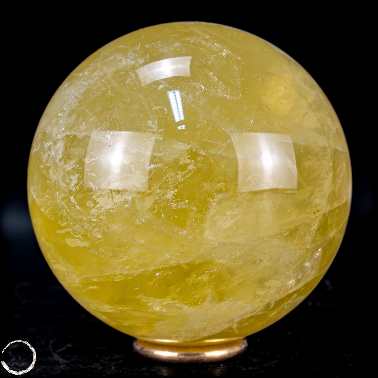 Top Qualität Transparenter Citrin Kristall Kugel - Brasilien - 613,35g - 80mm