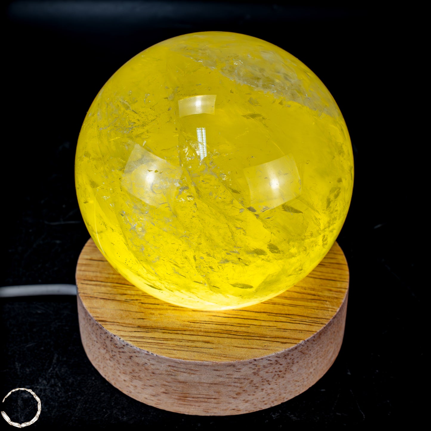 Top Qualität Transparenter Citrin Kristall Kugel - Brasilien - 613,35g - 80mm