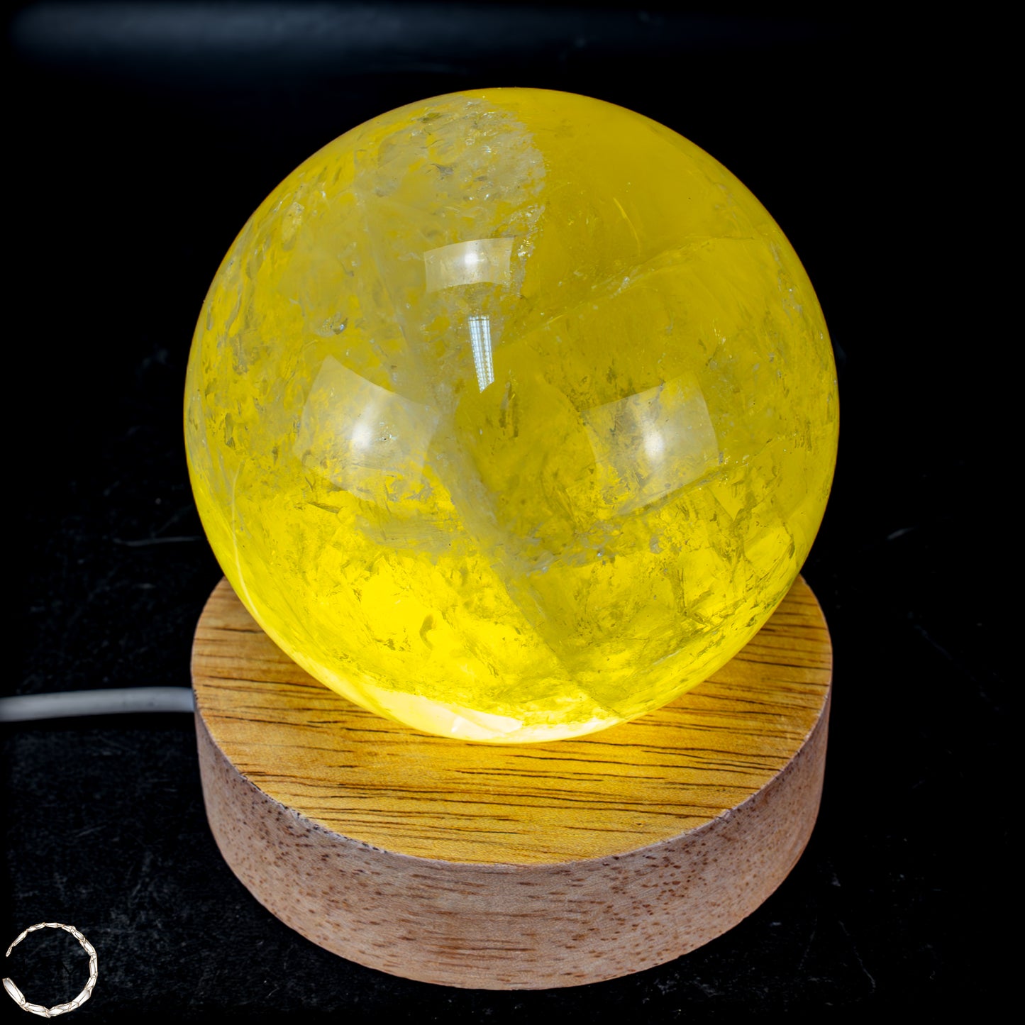 Top Qualität Transparenter Citrin Kristall Kugel - Brasilien - 613,35g - 80mm