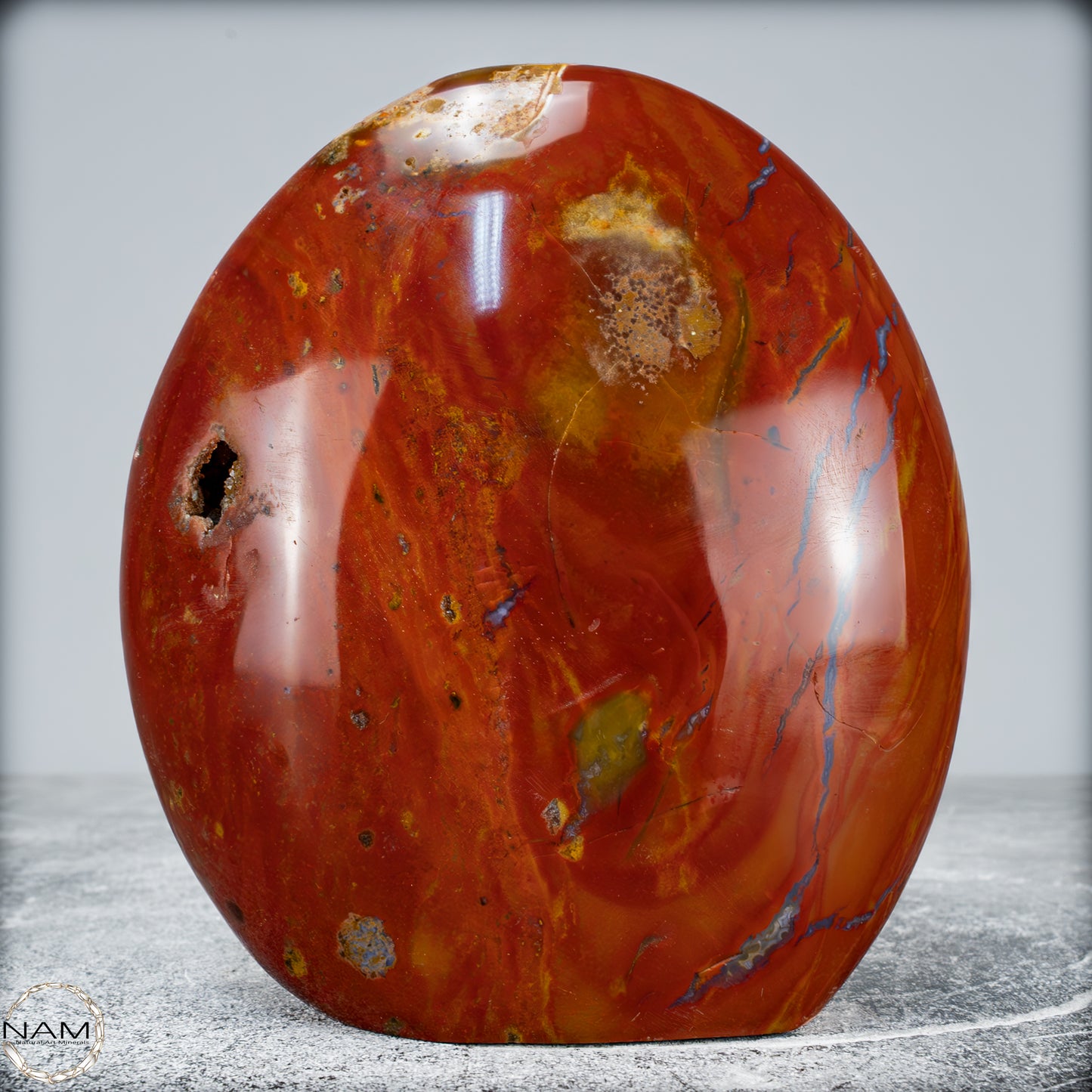 Natürliche rote Jaspis-Freiform -1315,15g