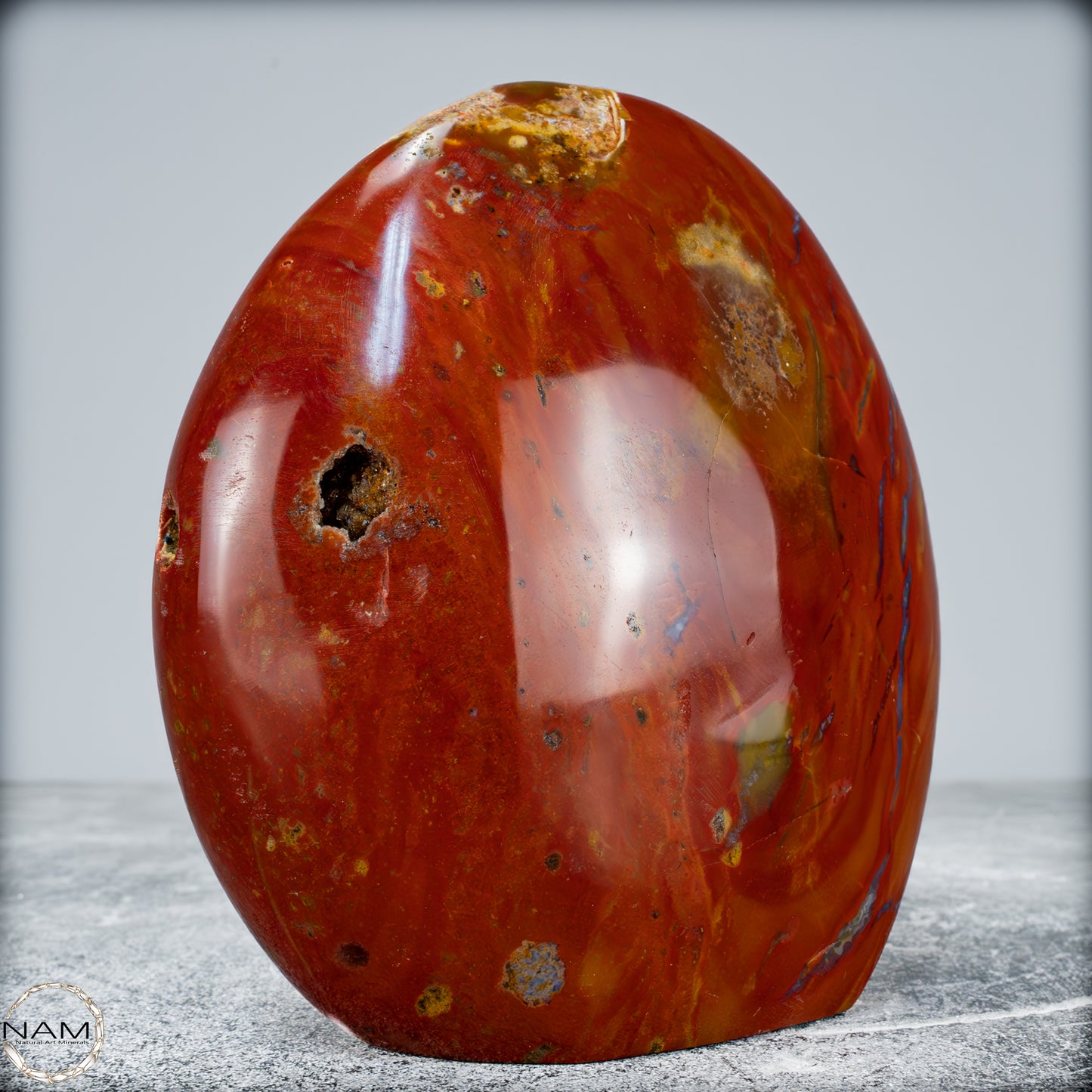 Natürliche rote Jaspis-Freiform -1315,15g