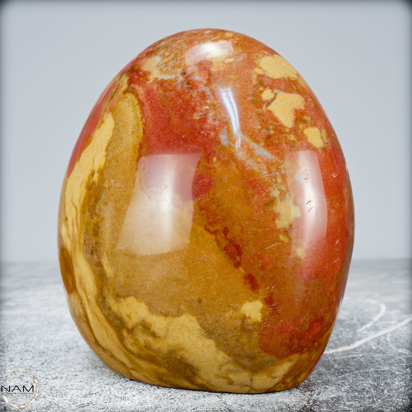 Natürliche Polychrome Jaspis Kristall-Freiform - 1166,66g