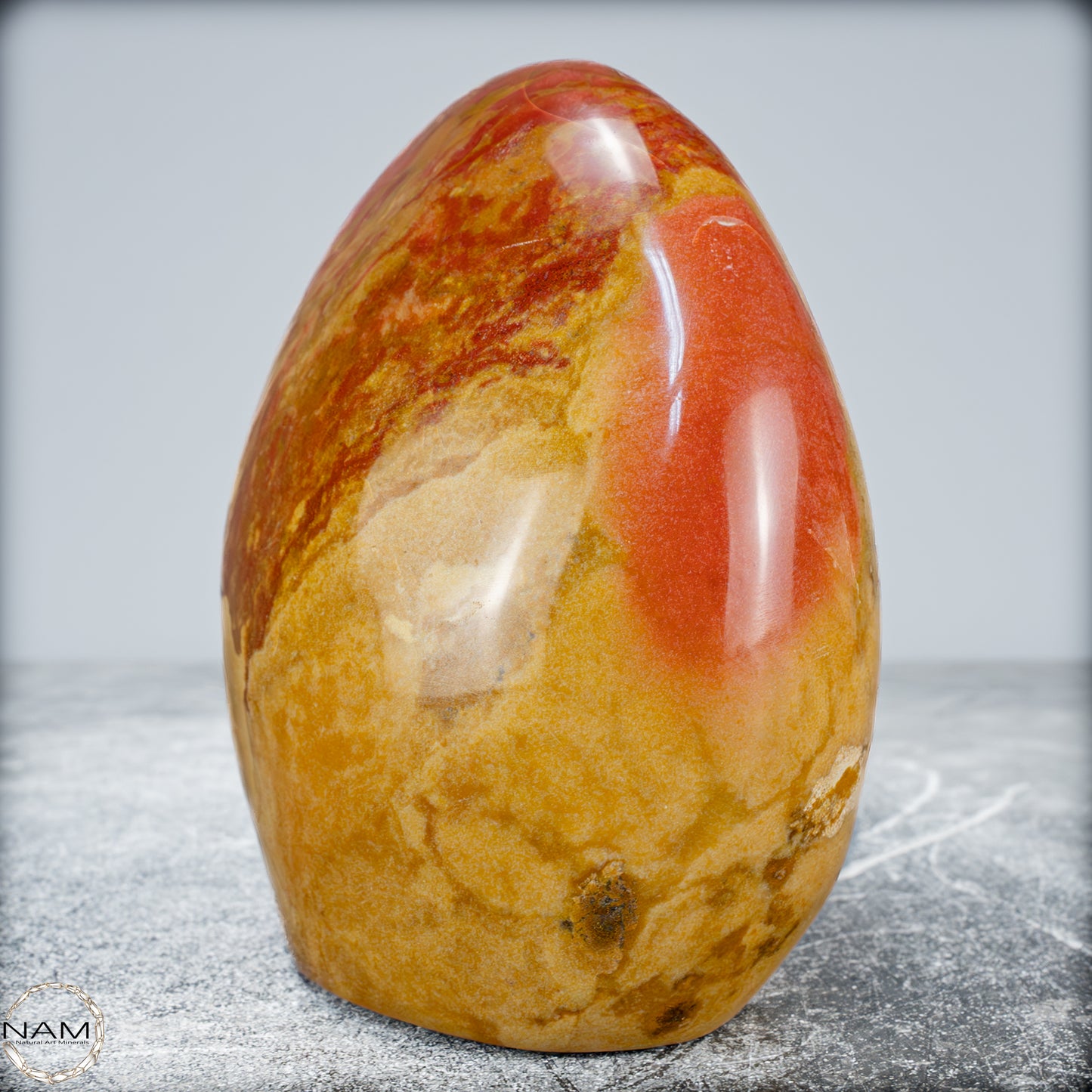 Natürliche Polychrome Jaspis Kristall-Freiform - 1166,66g
