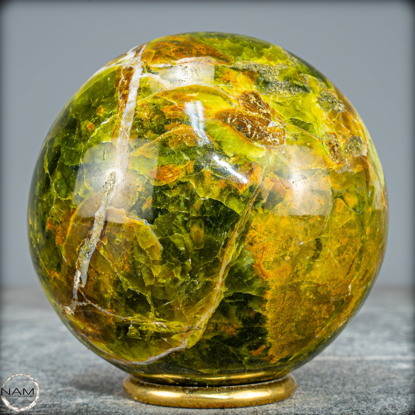 Natürliche Grüne Opal-Kristall Kugel - 762,83g - 88mm