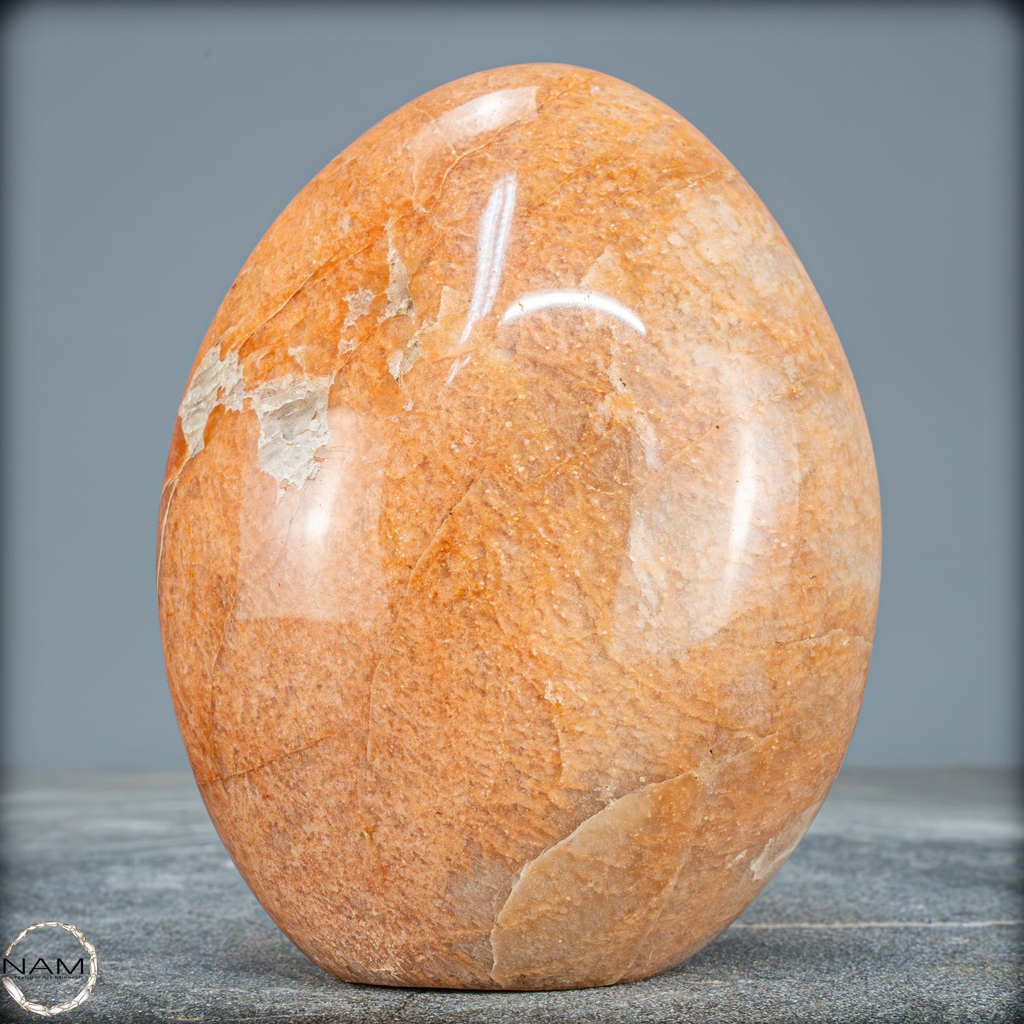 Natürliche Pfirsich-Mondstein Freiform - 1089,75g