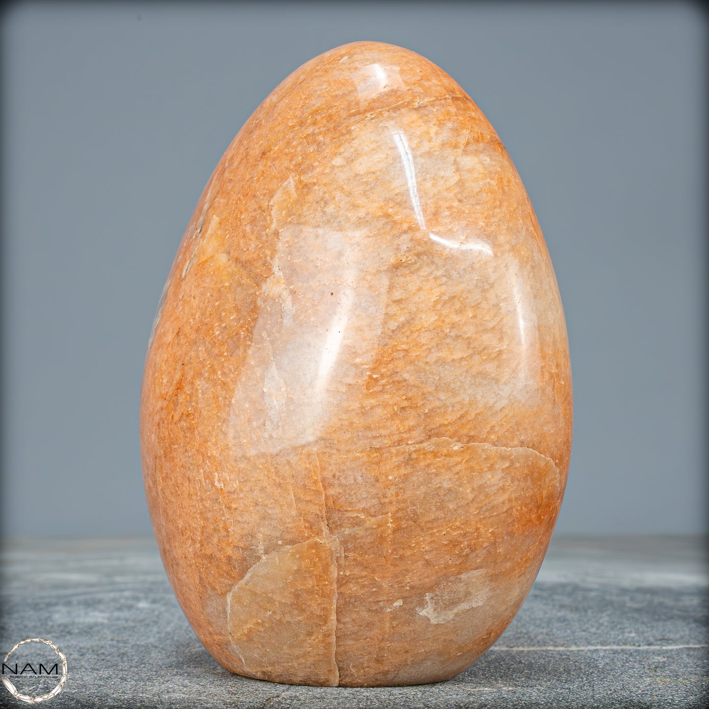 Natürliche Pfirsich-Mondstein Freiform - 1089,75g
