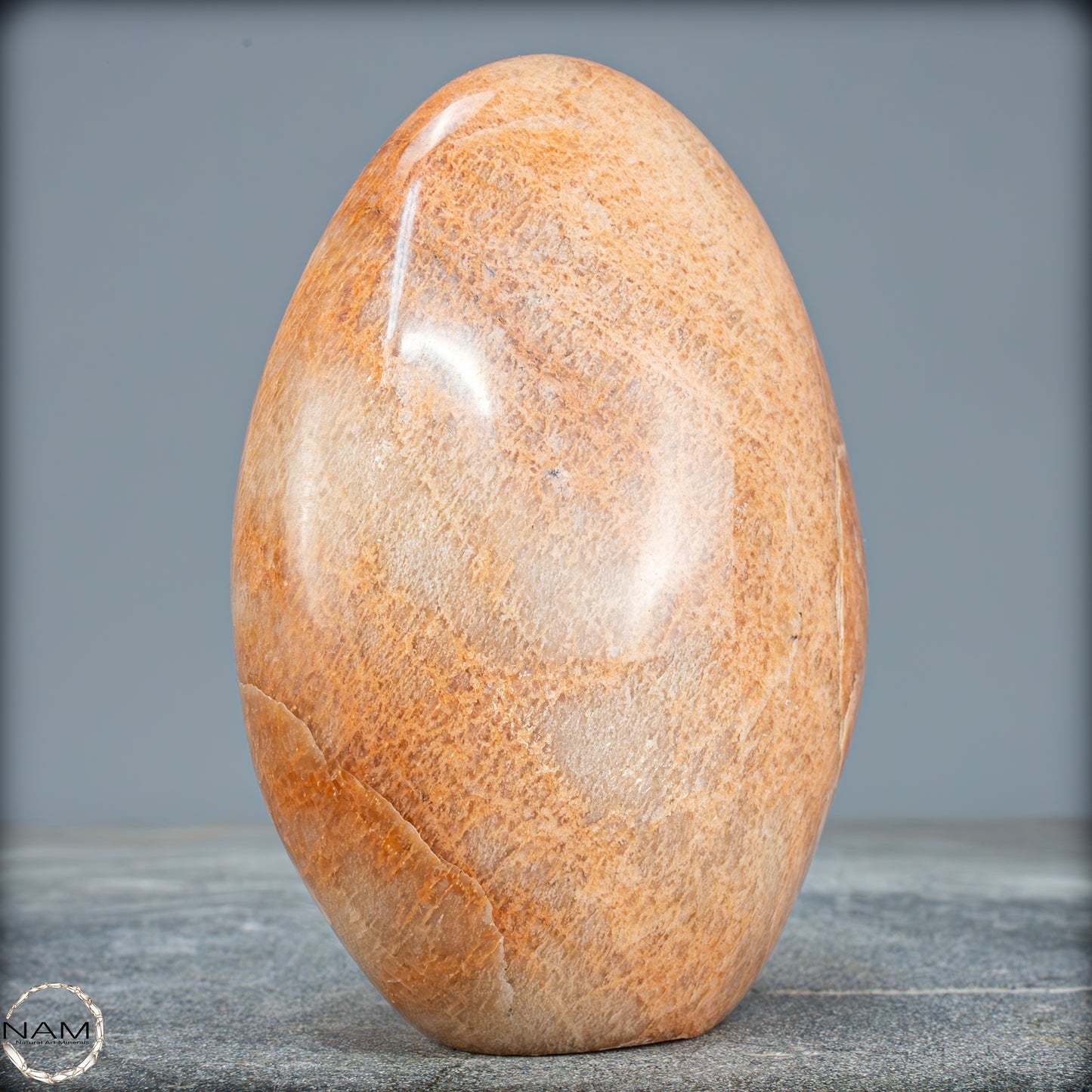 Natürliche Pfirsich-Mondstein Freiform - 1089,75g