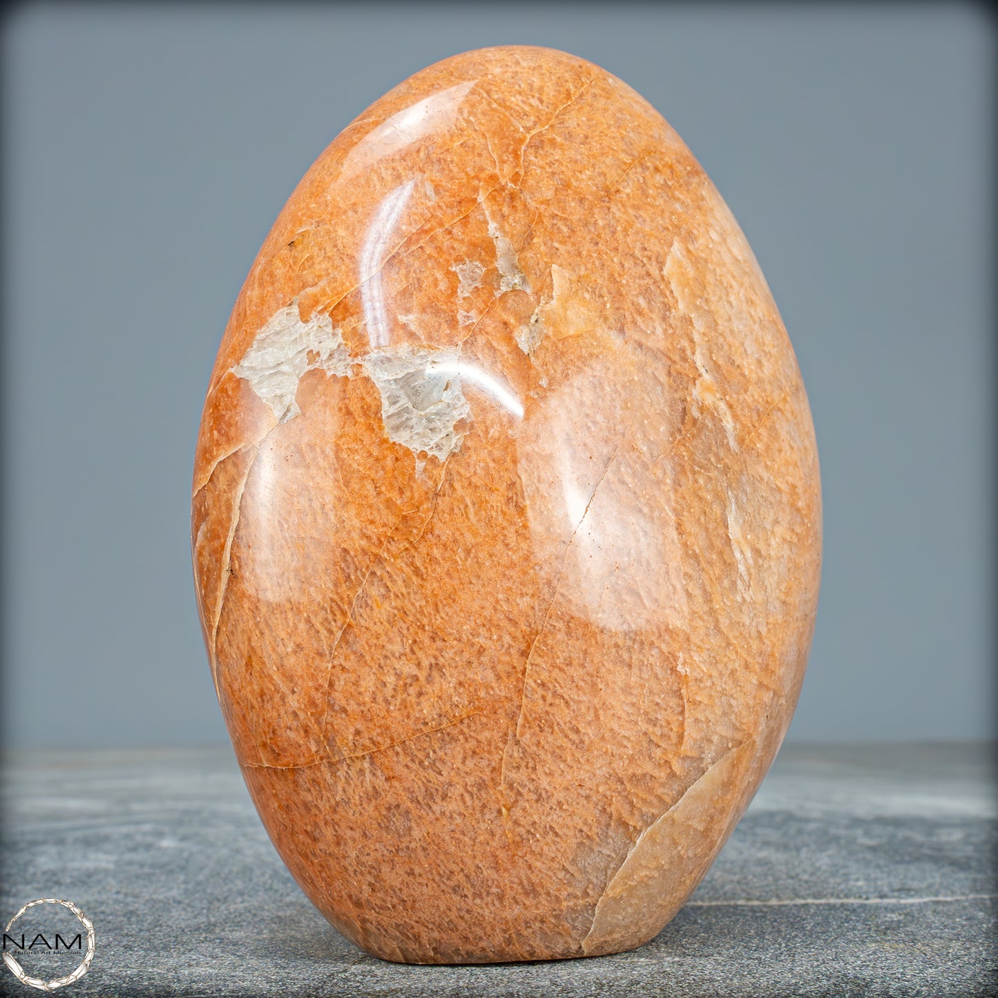 Natürliche Pfirsich-Mondstein Freiform - 1089,75g