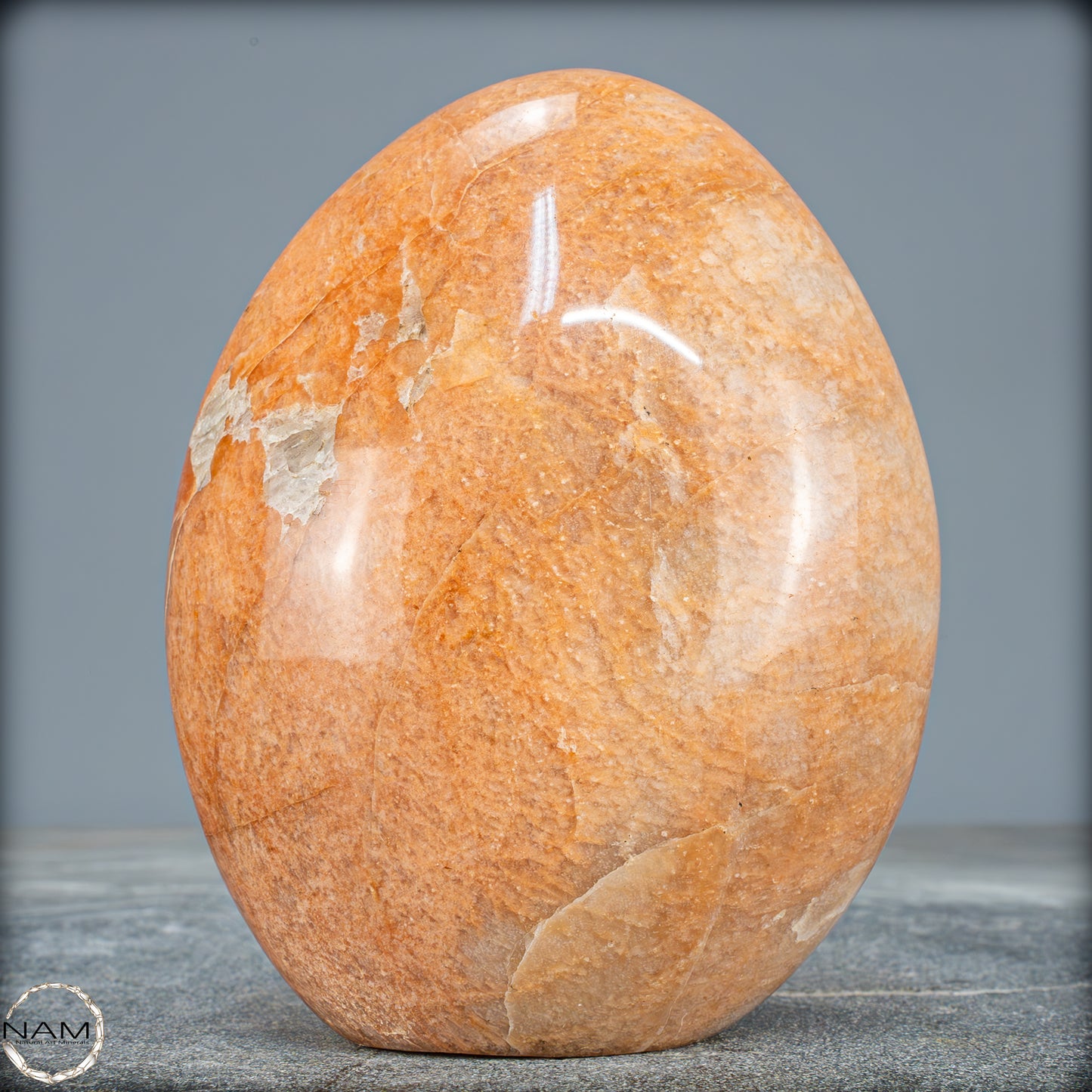 Natürliche Pfirsich-Mondstein Freiform - 1089,75g