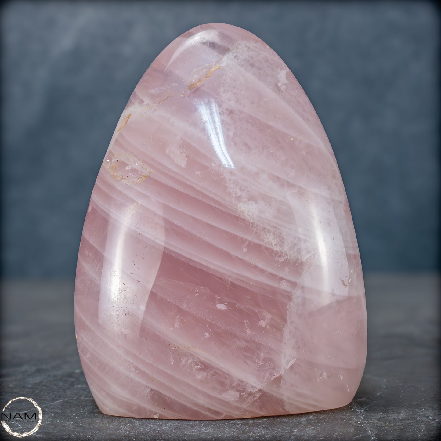 Natürliche Rosenquarz-Kristall Freiform aus Brasilien - 1074,51g
