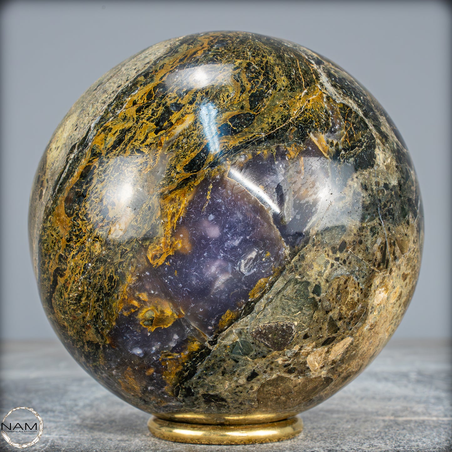 Natürliche Opal-Kristall Kugel aus Indonesien, selten - 1405,17g