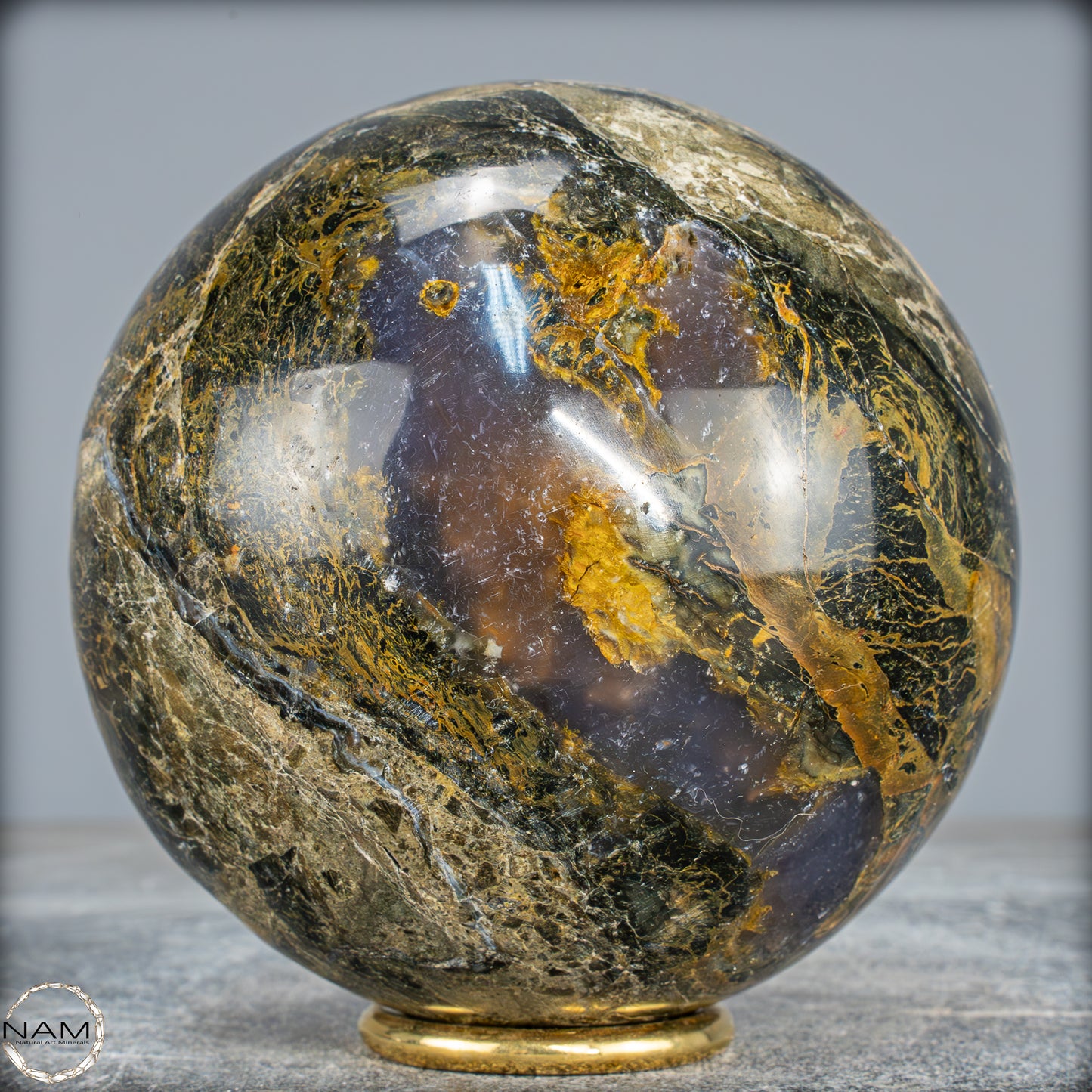 Natürliche Opal-Kristall Kugel aus Indonesien, selten - 1405,17g
