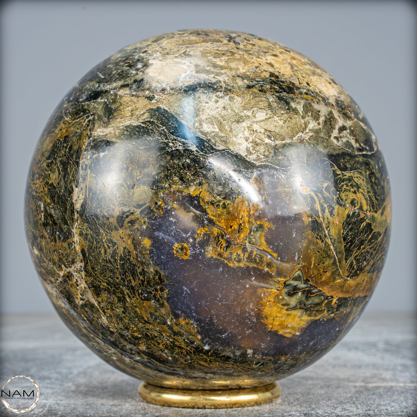 Natürliche Opal-Kristall Kugel aus Indonesien, selten - 1405,17g