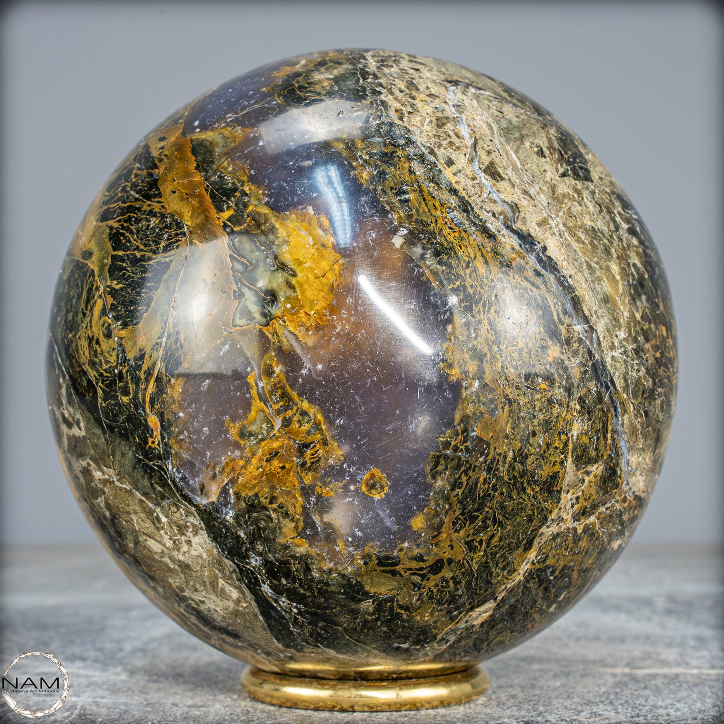 Natürliche Opal-Kristall Kugel aus Indonesien, selten - 1405,17g