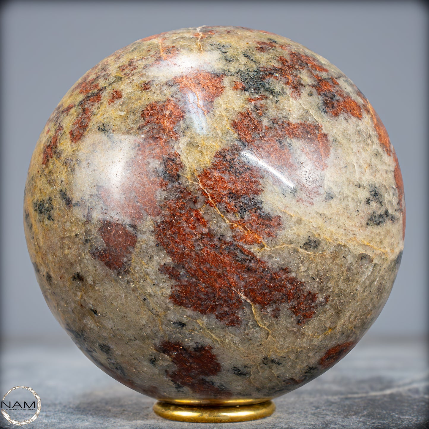 Natürliche Rote Aventurin Kugel aus Madagaskar - 3112,39g - 135mm