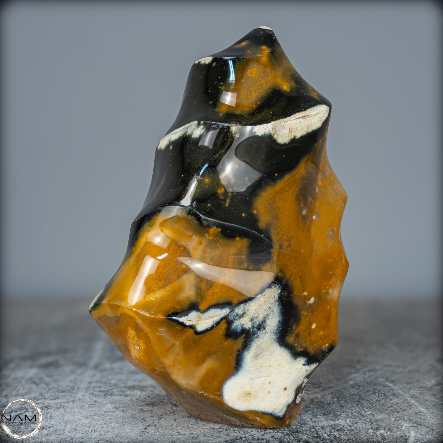 Natürliche Jaspis-Chalcedon Kristallflamme - 3140,32g
