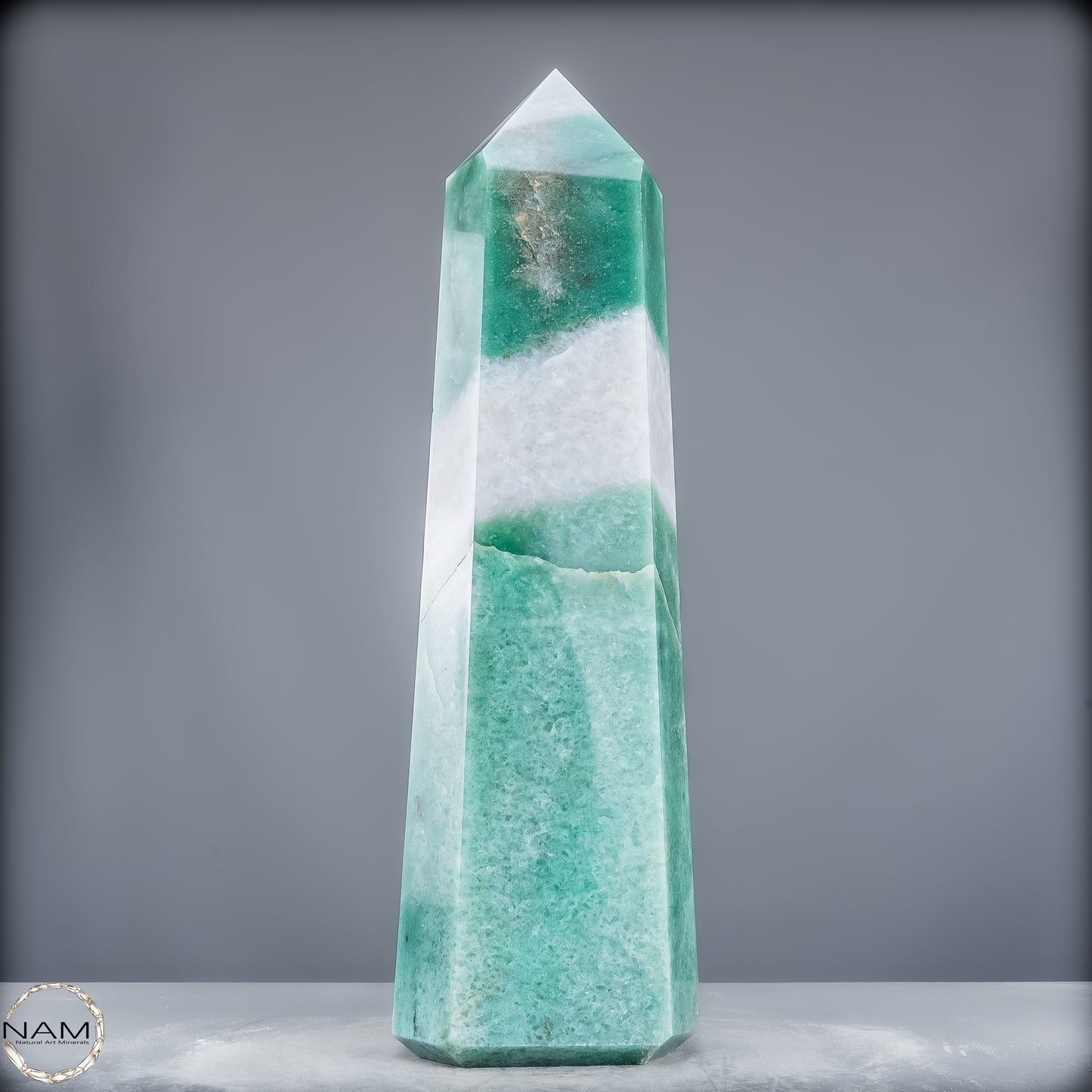 Natürlicher Aventurin Obelisk aus Brasilien - 7450,14g