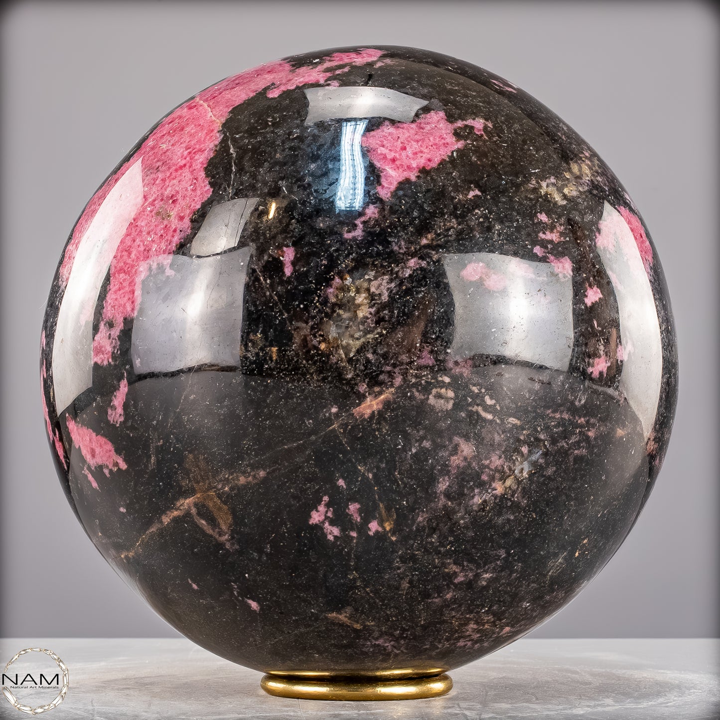 Natürliche Große Rhodonit-Kristall Kugel - 17441,42g