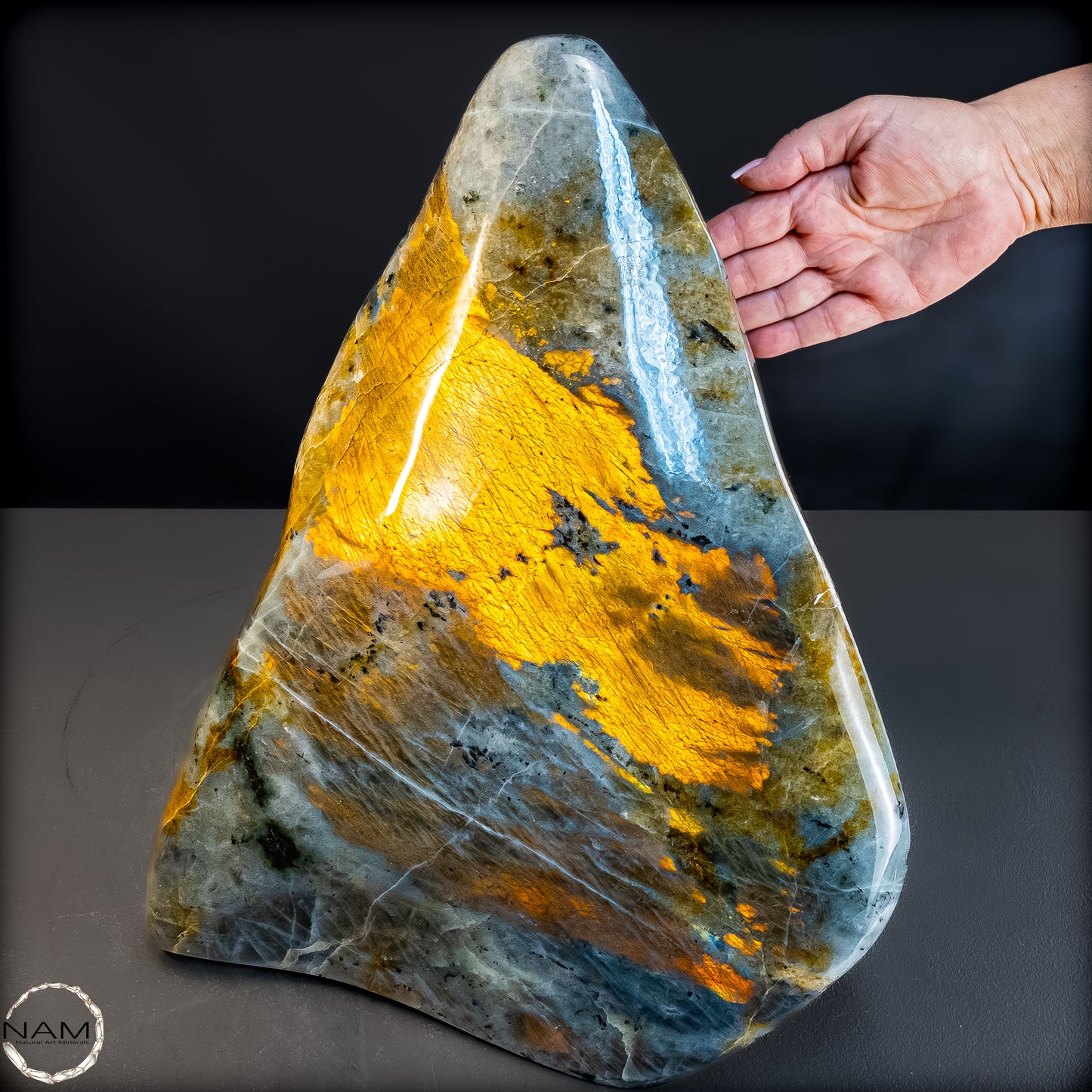 Große Natürliche Labradorit Kristall-Freiform - 23500,19g