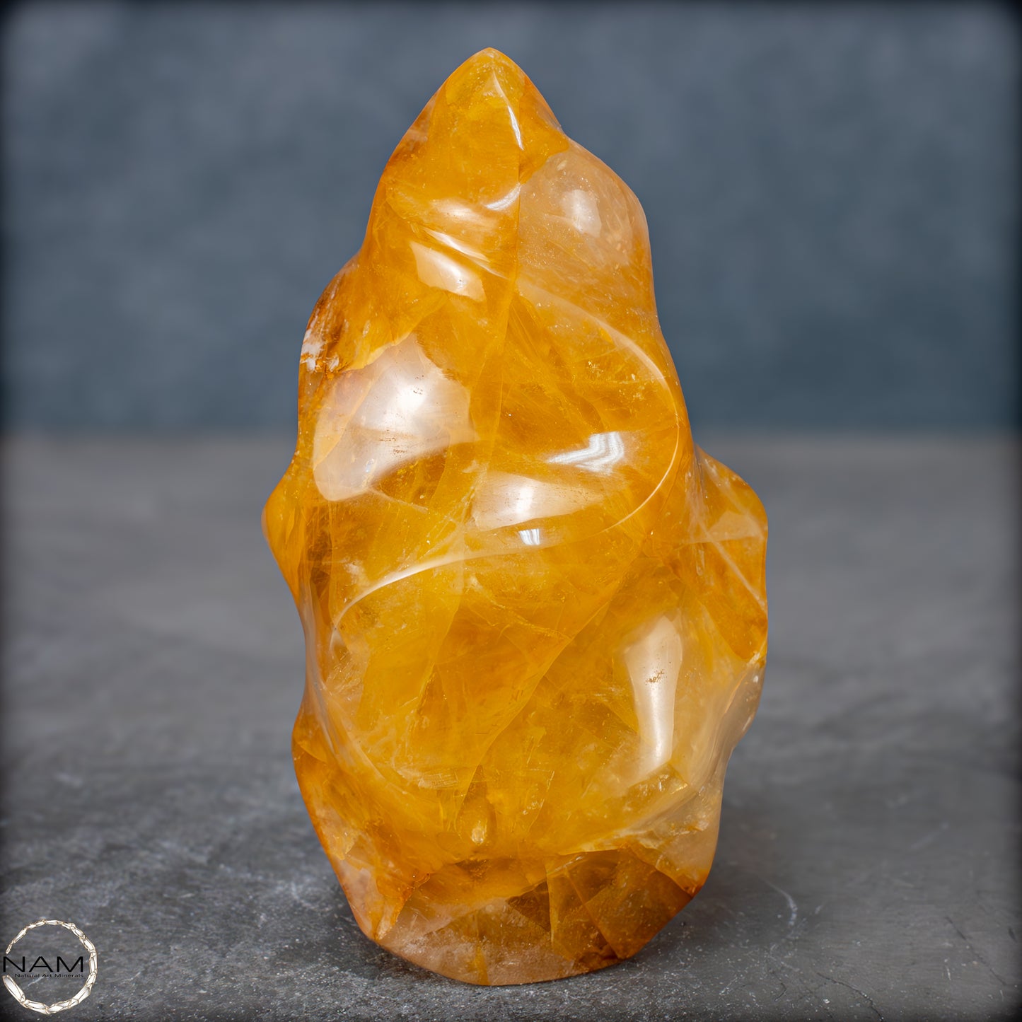 Natürliche Golden Healer Quarz-Kristall Flamme - 850,97g